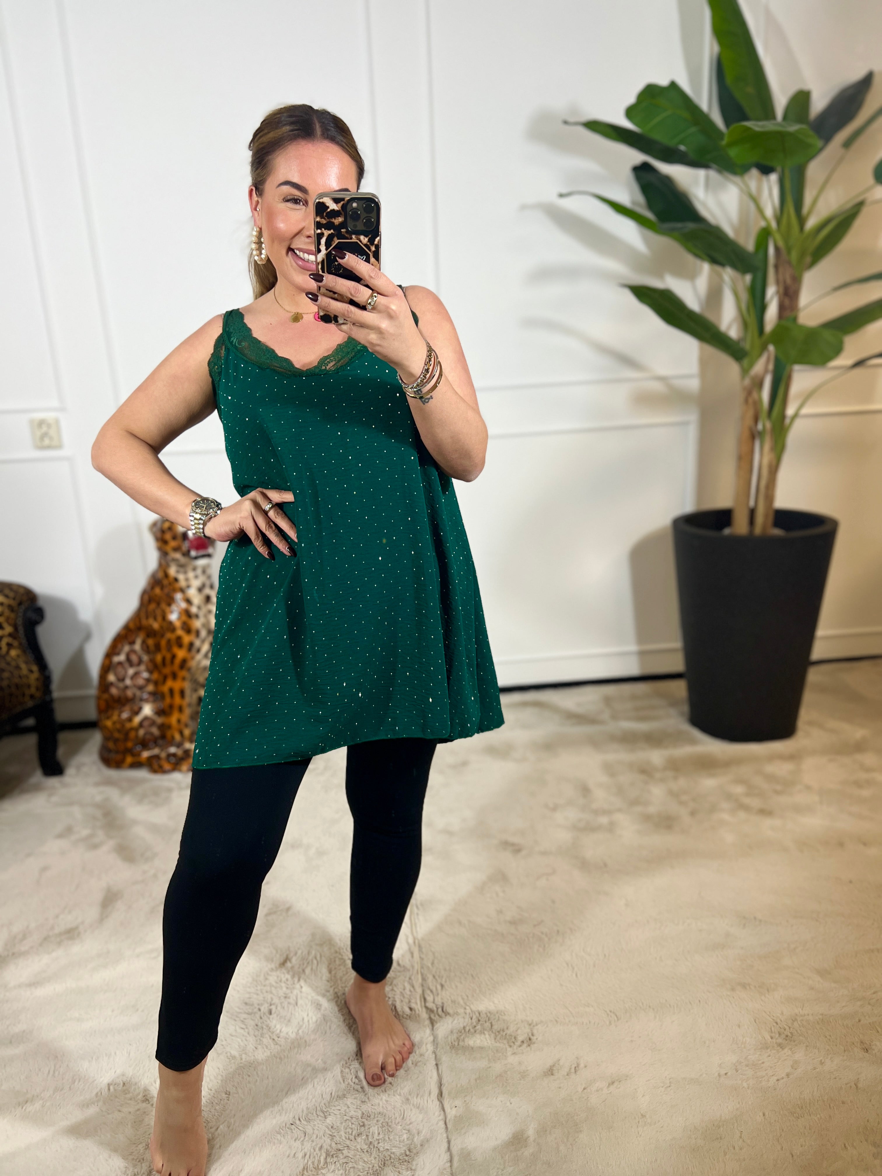 WOMAN TOP *GLITTER* (T/M 50) + VIDEO