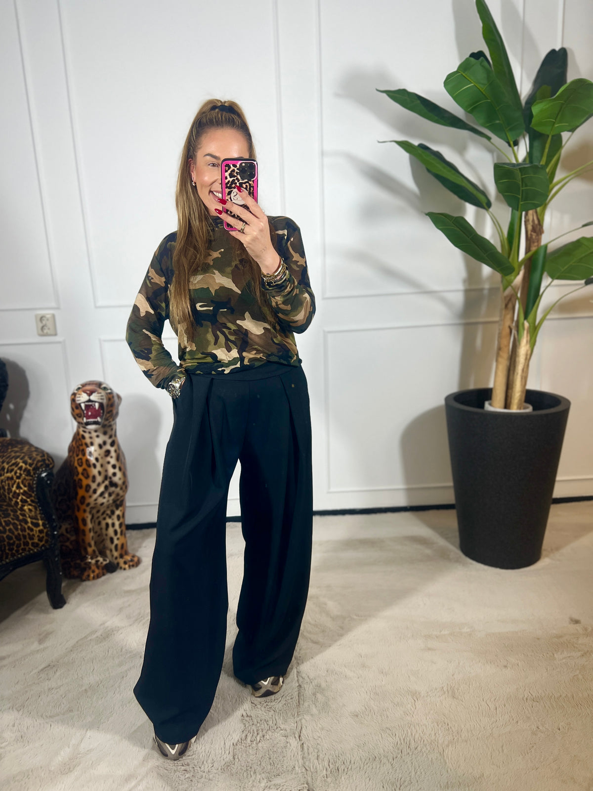 CAMO MESH TOP