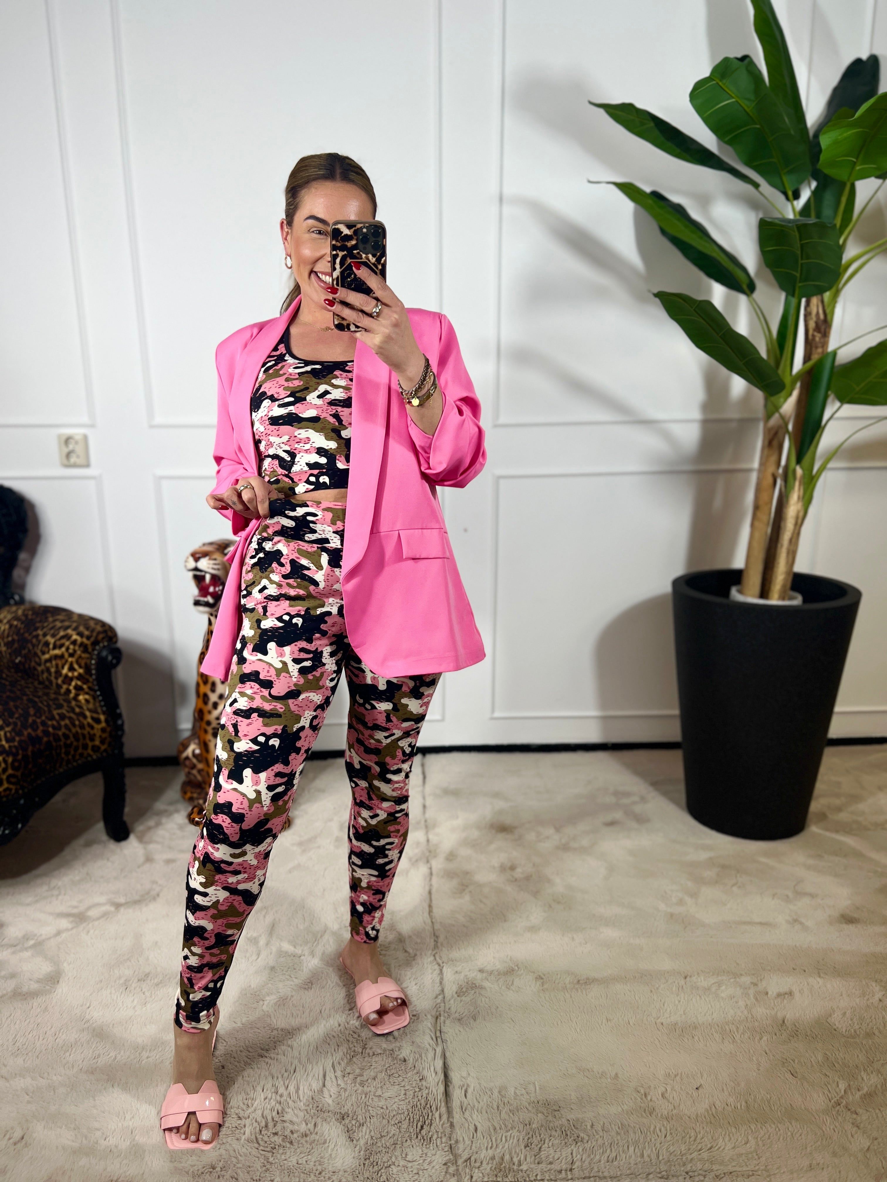 CAMOUFLAGE STRETCHIE PRINTED SPORT SET