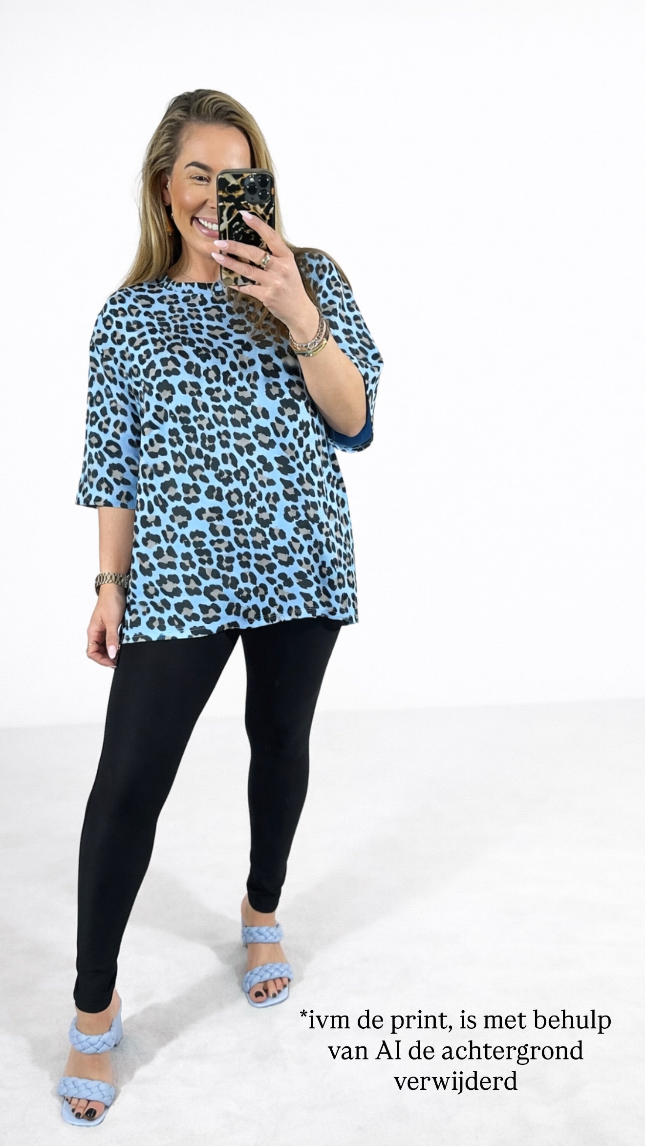 LOU *OVERSIZED* PANTER TEE (T/M 48)