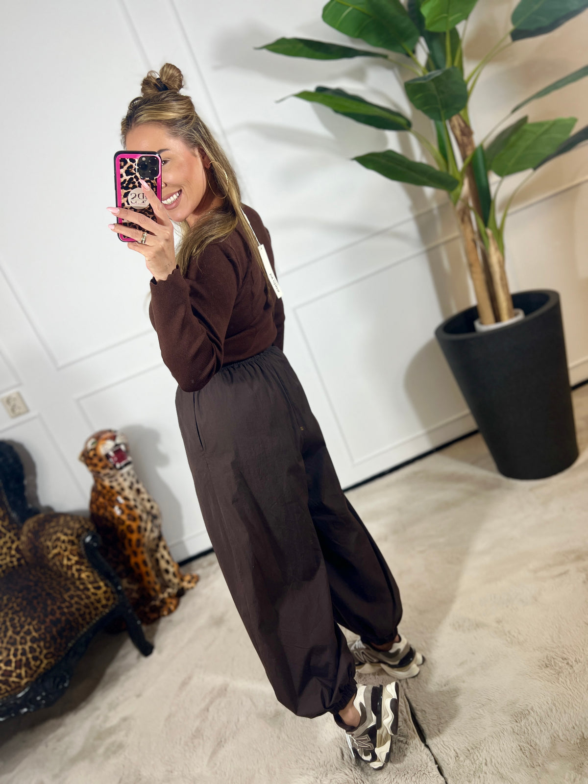KATOENEN BALLOON BROEK