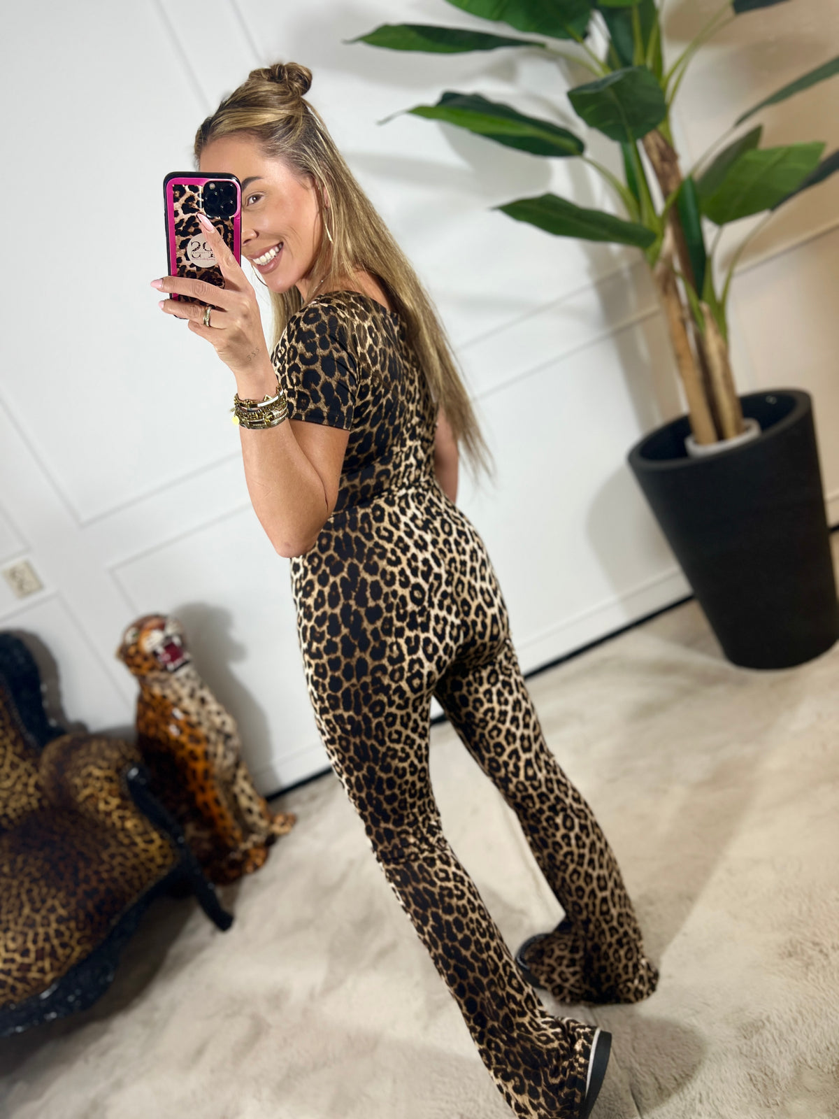 LEOPARD JUMPSUIT