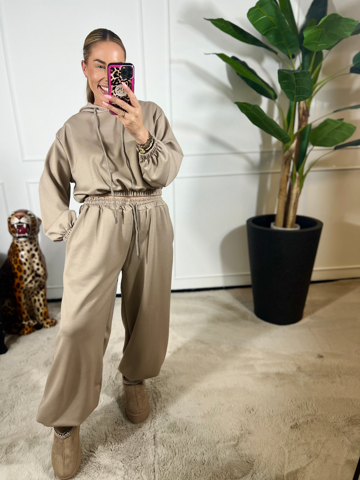 CROPPED COMFY SET