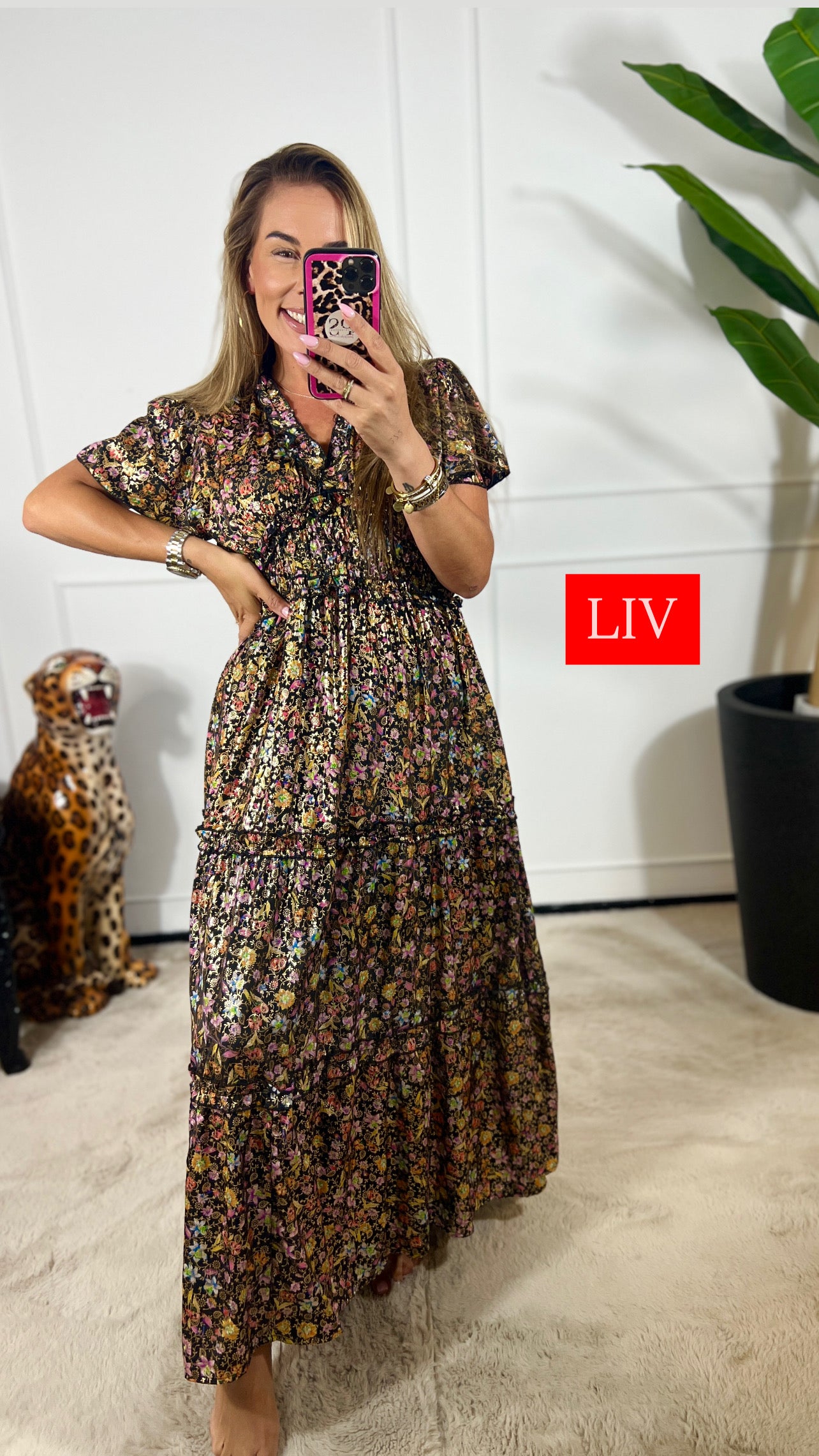 LIV HANDGEMAAKTE IBIZA JURK