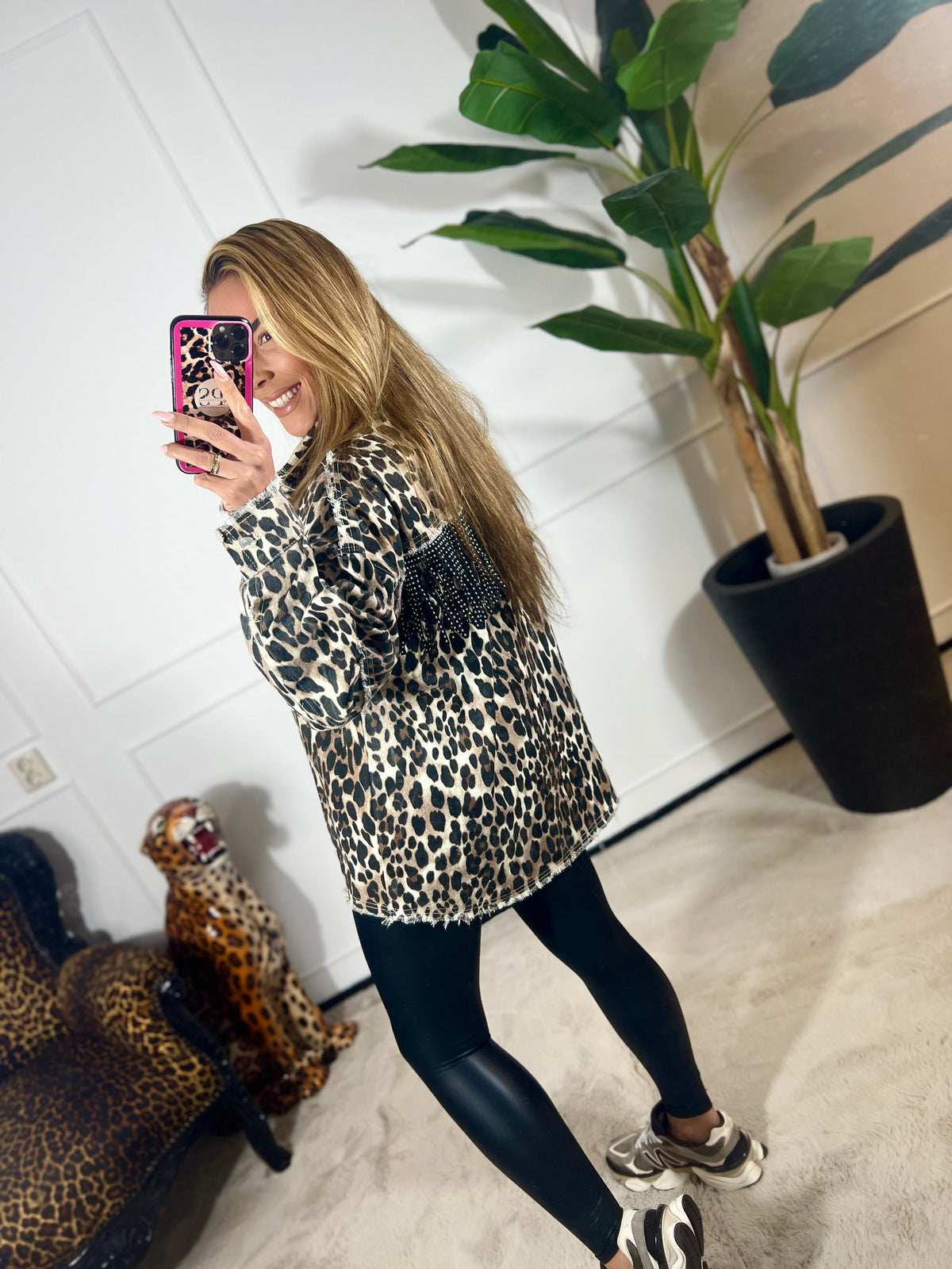 DENIM PANTER JACKET
