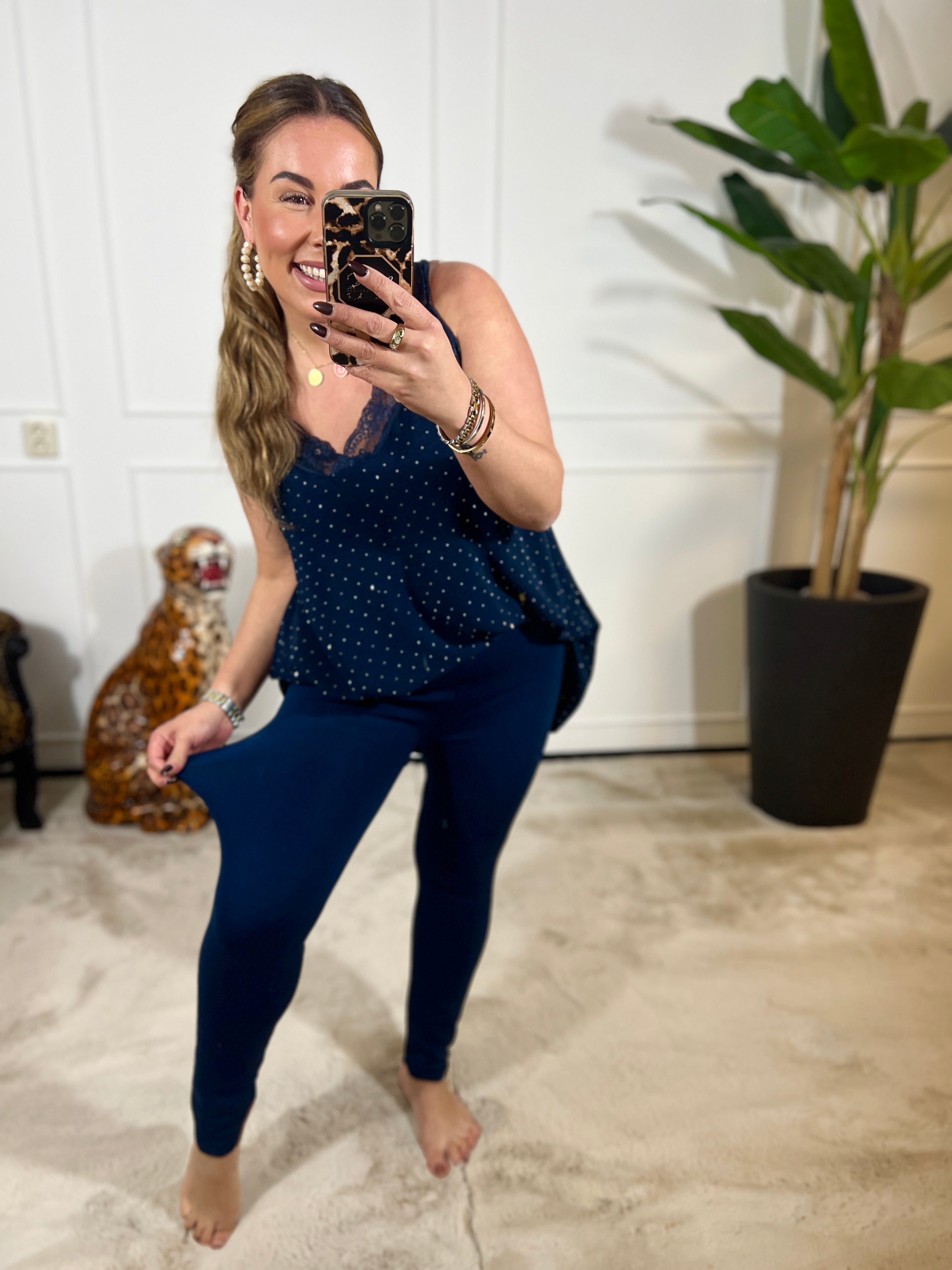 WOMAN TOP *GLITTER* (T/M 50) + VIDEO