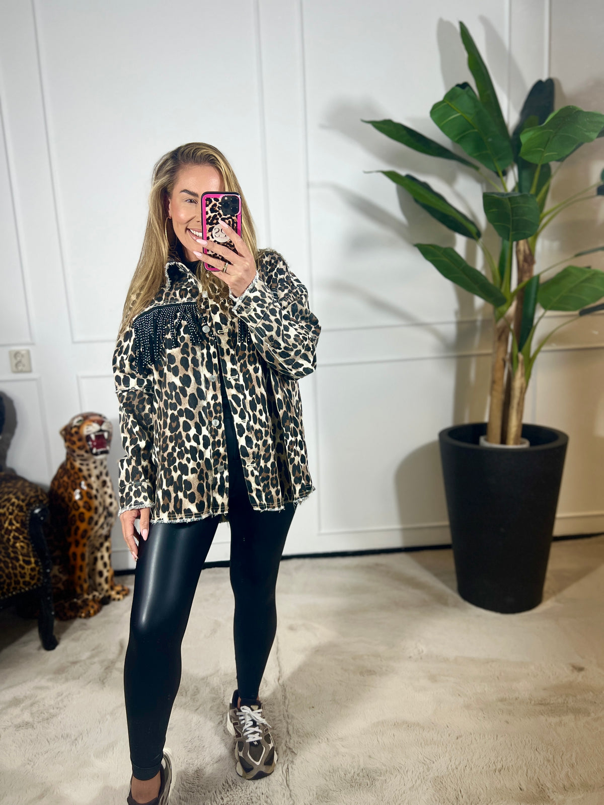 DENIM PANTER JACKET