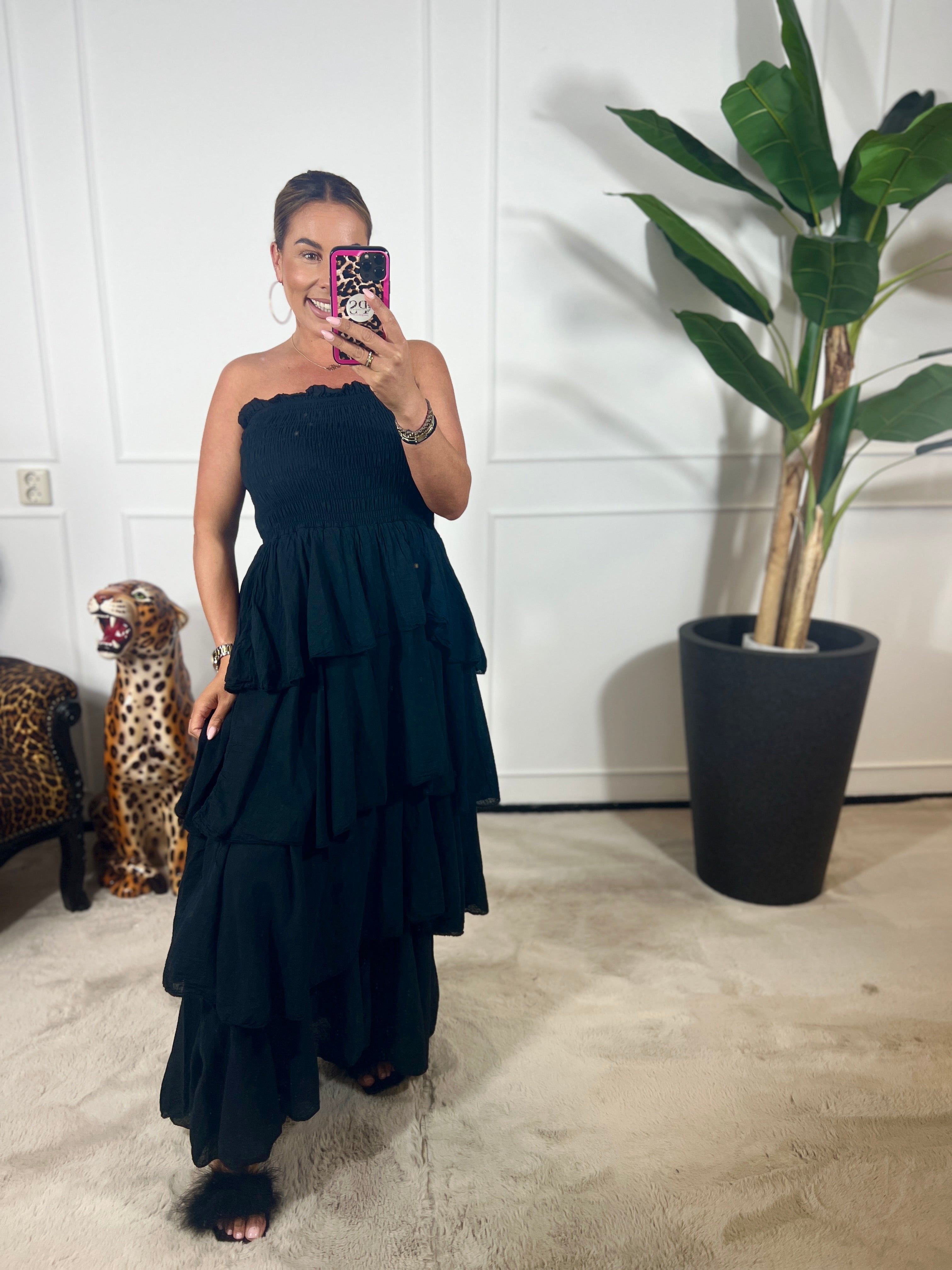 SPANISH STRAPLESS DRESS