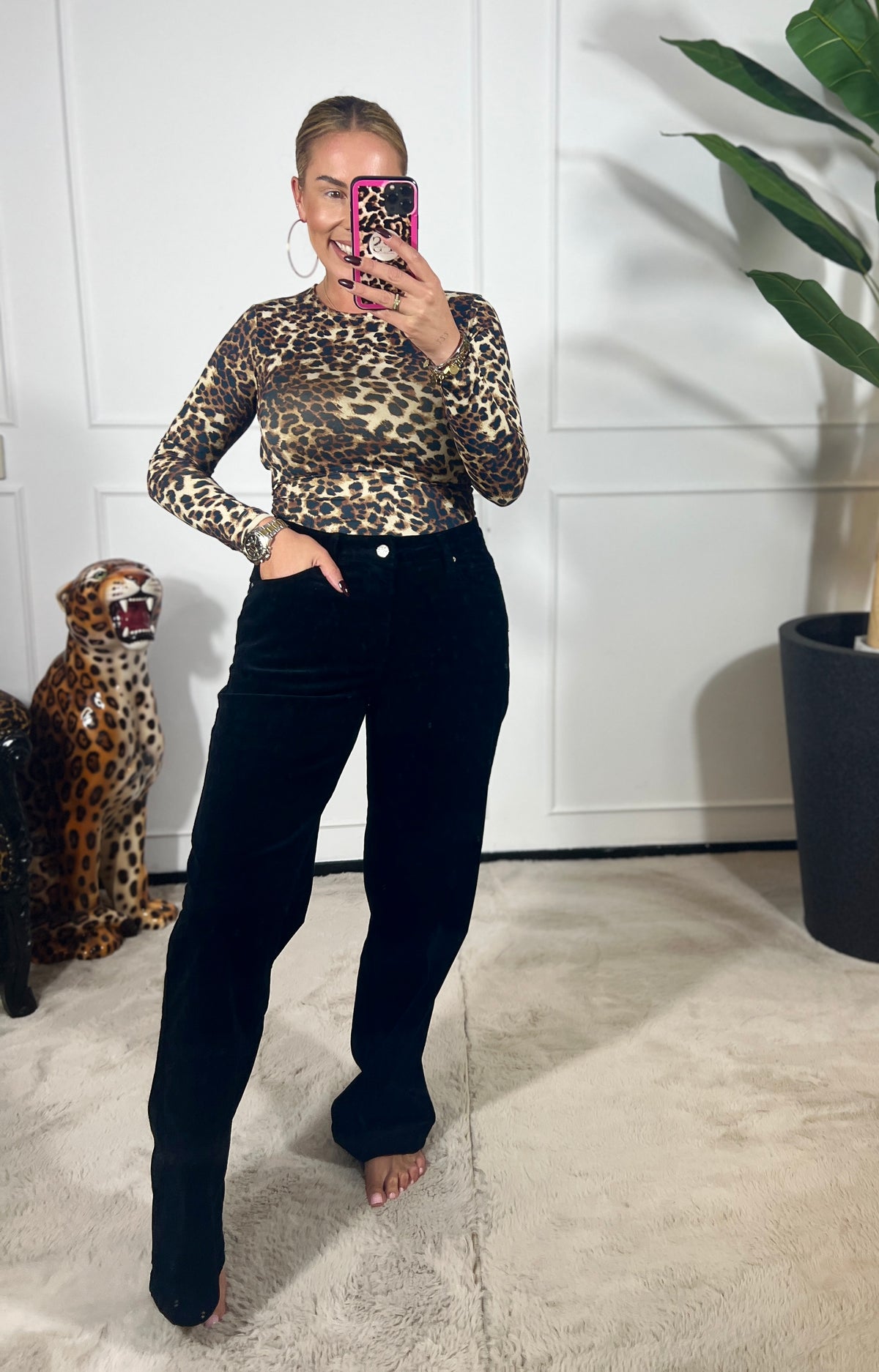 MONDAY RIB STRETCH JEANS