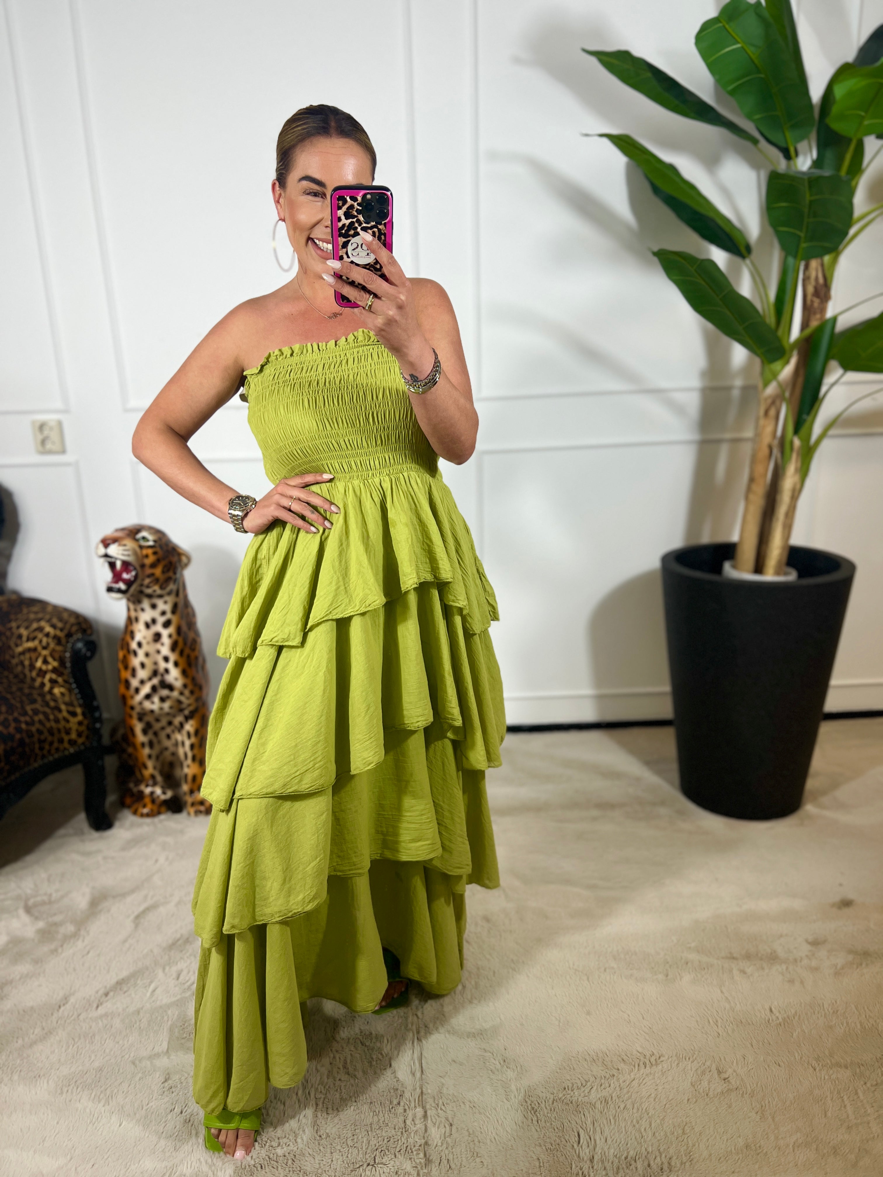SPANISH STRAPLESS DRESS