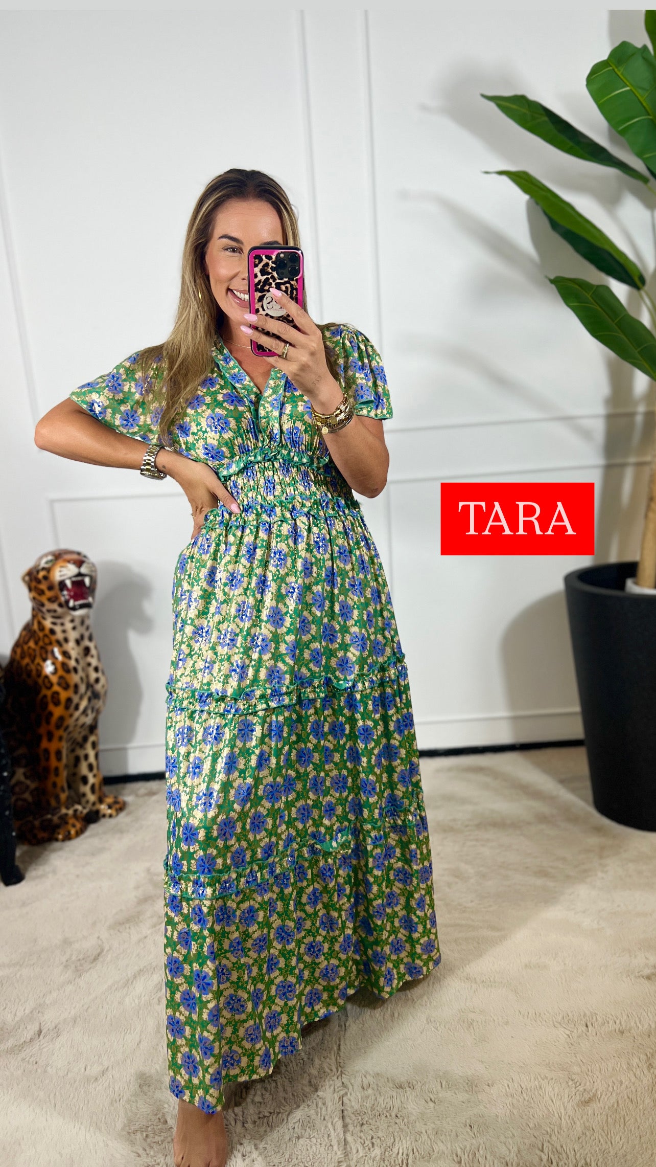 TARA HANDGEMAAKTE IBIZA JURK