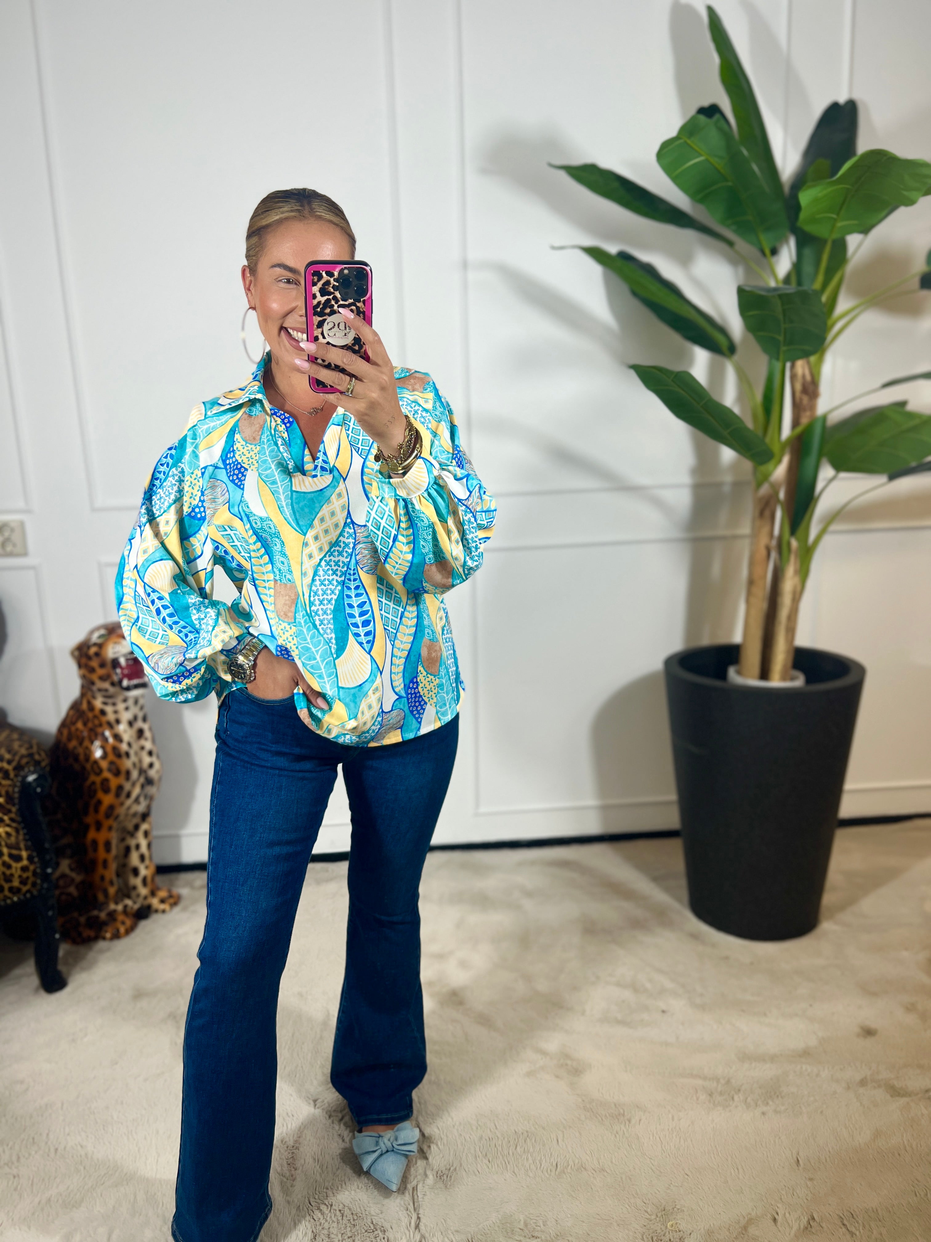 PRINT BLOUSE