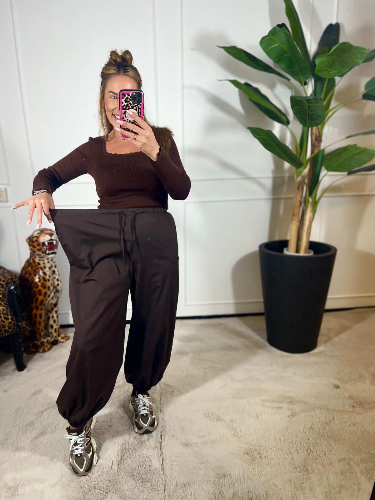 KATOENEN BALLOON BROEK