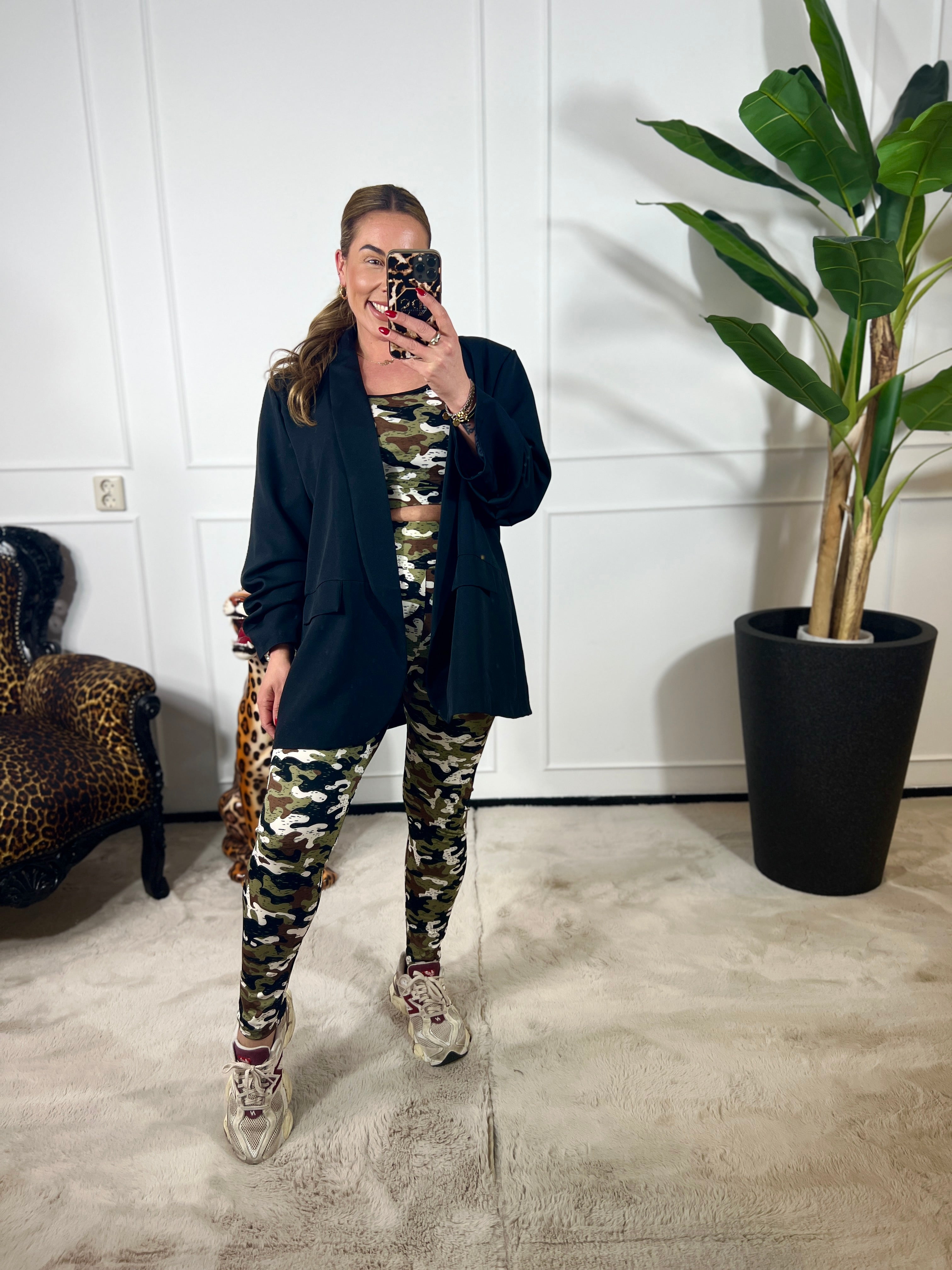 CAMOUFLAGE STRETCHIE PRINTED SPORT SET