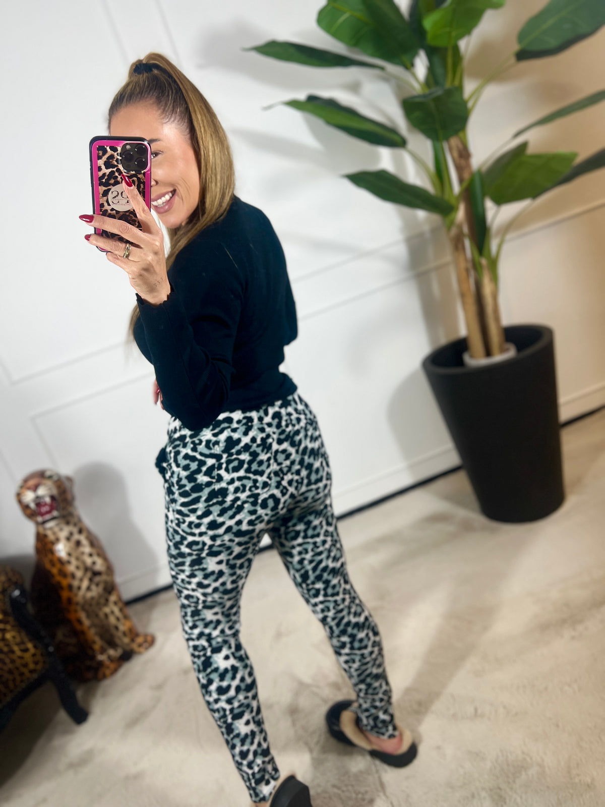 GREY PANTER TRAVEL TROUSERS