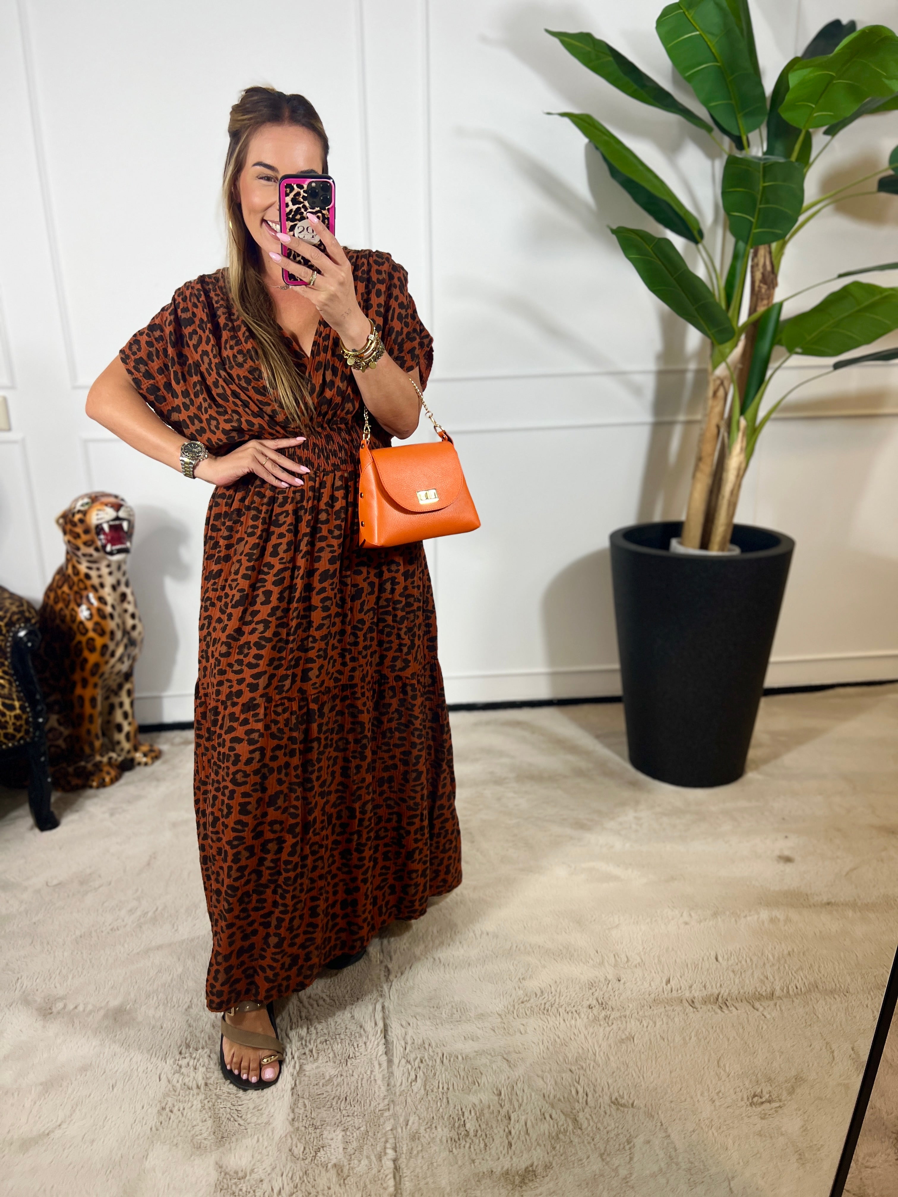 STEFFY PANTER MAXI DRESS