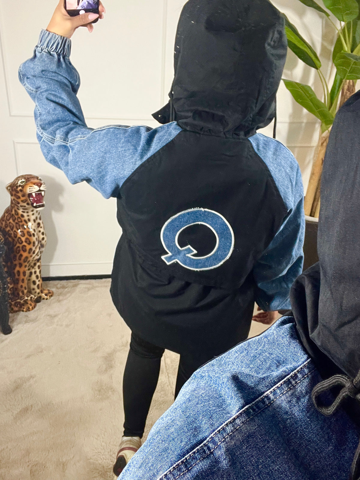 DENIM COZY JACKET