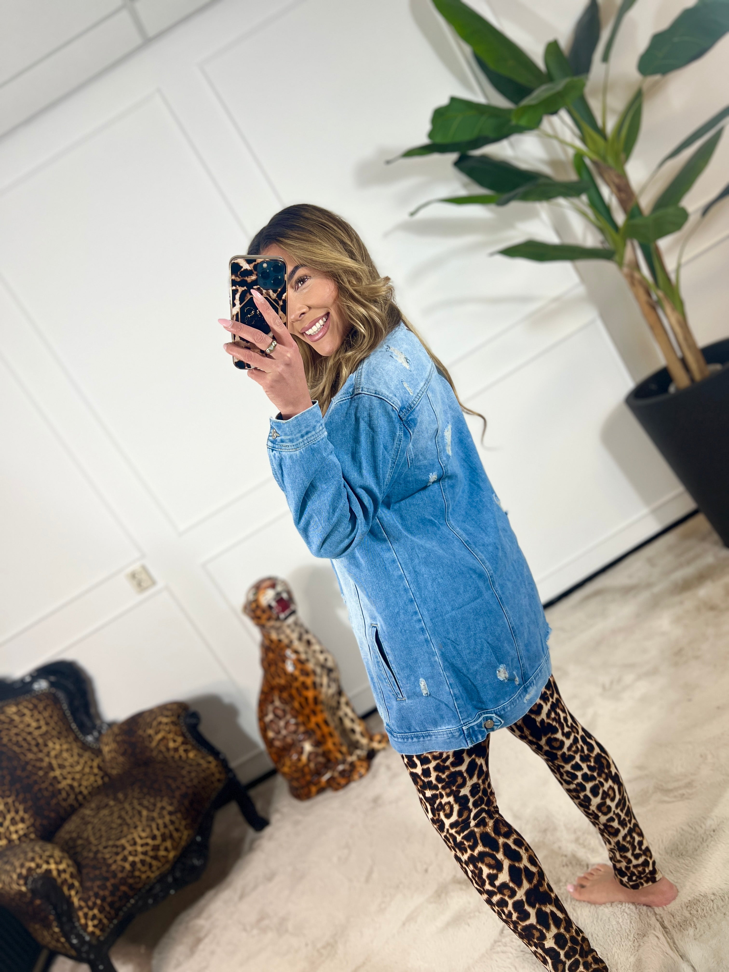 DENIM JACKET LANG (IN MATEN) + VIDEO