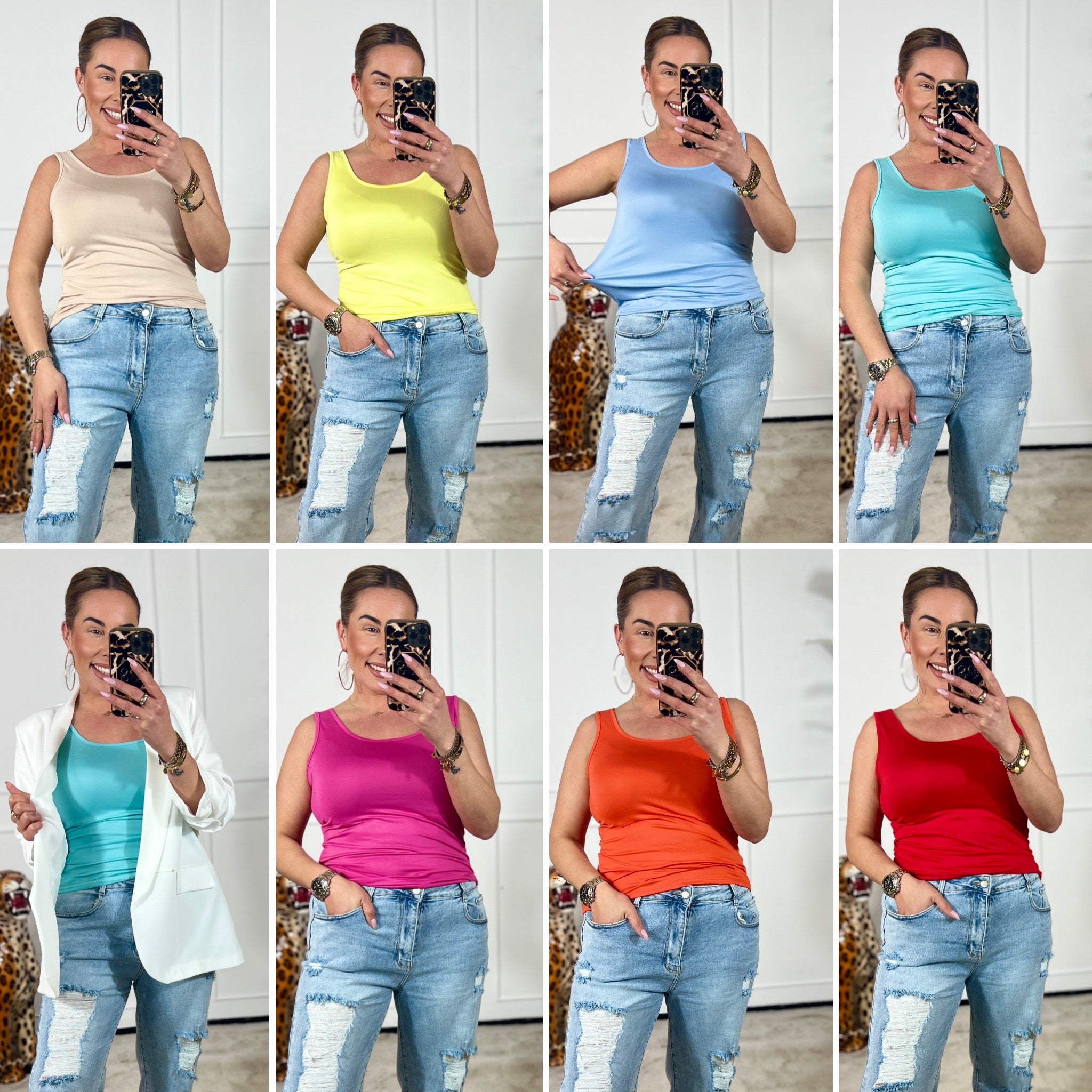 *KLEURIGE* BASIC HEMDJES (IN MATEN)