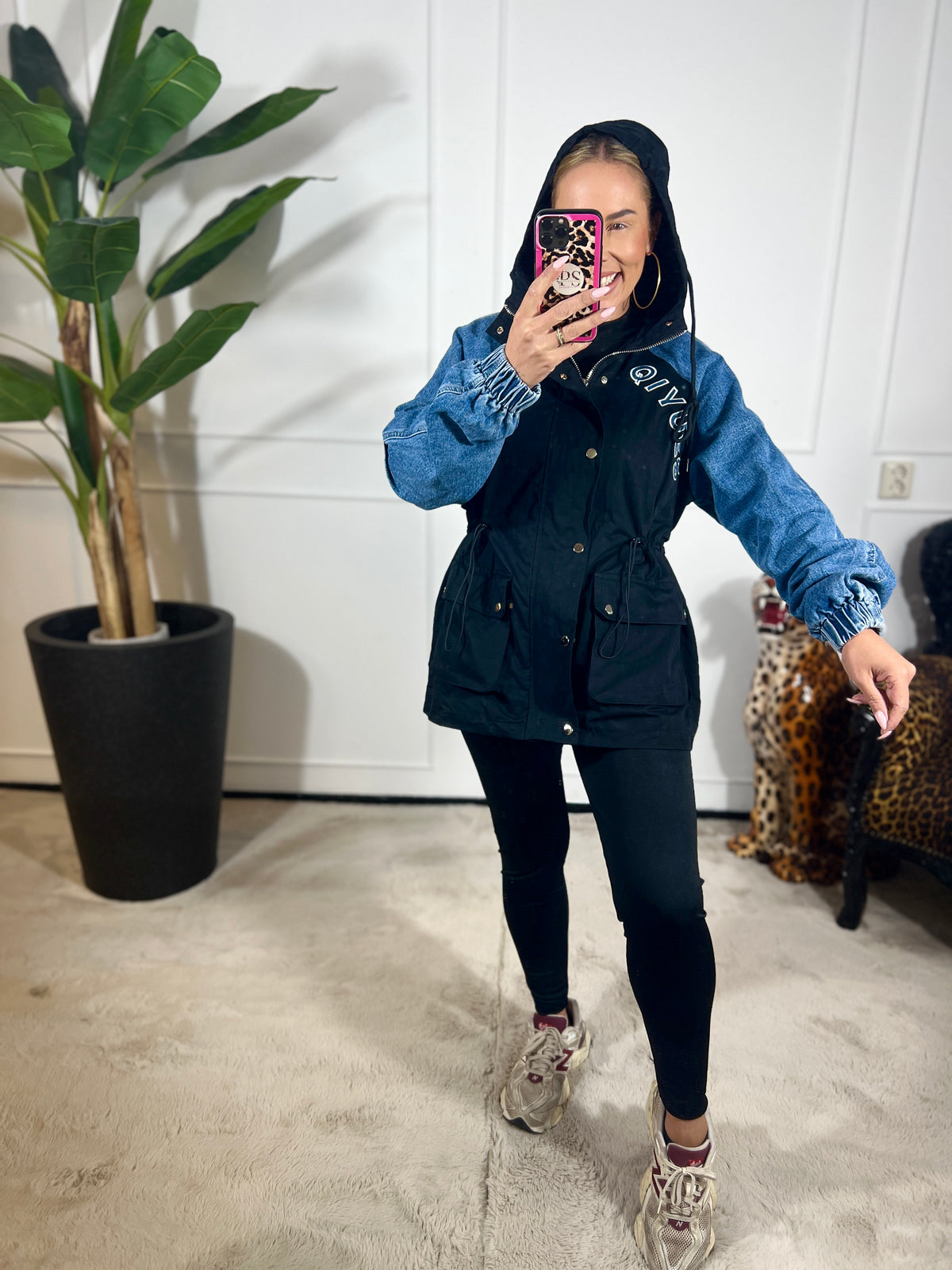 DENIM COZY JACKET