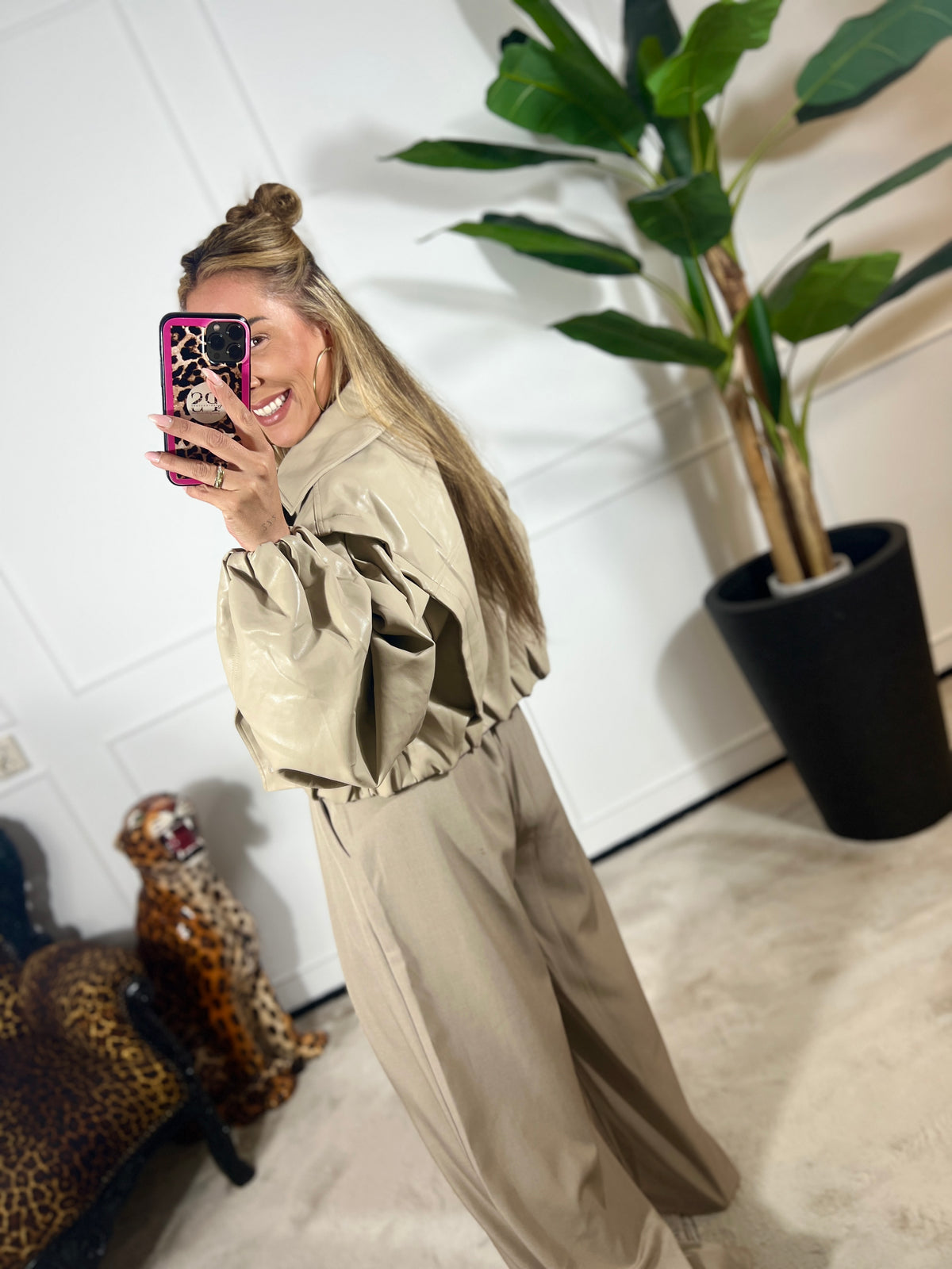 MABEL LEATHERLOOK JACKET