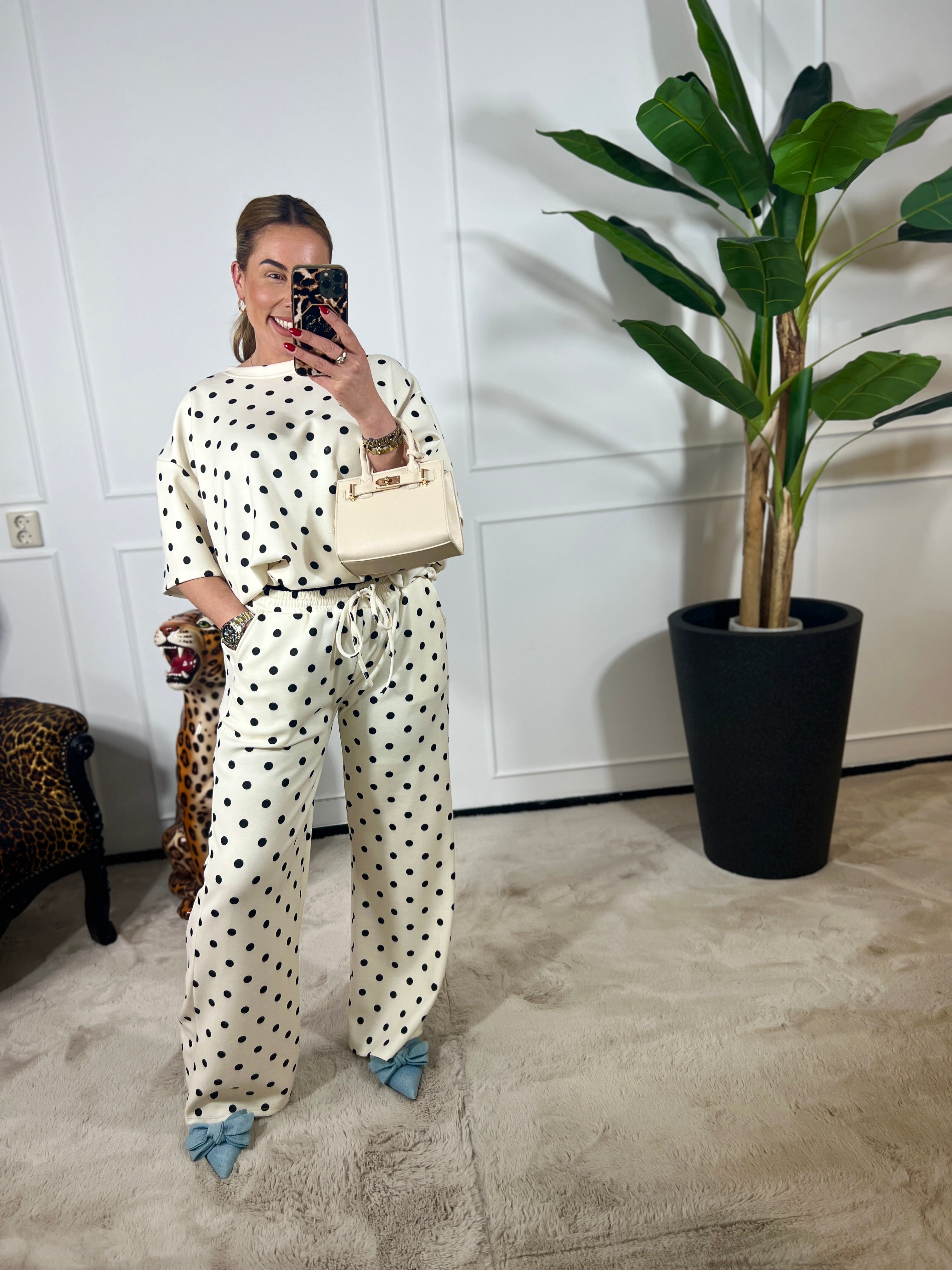 LIV POLKA DOTS COMFY SET