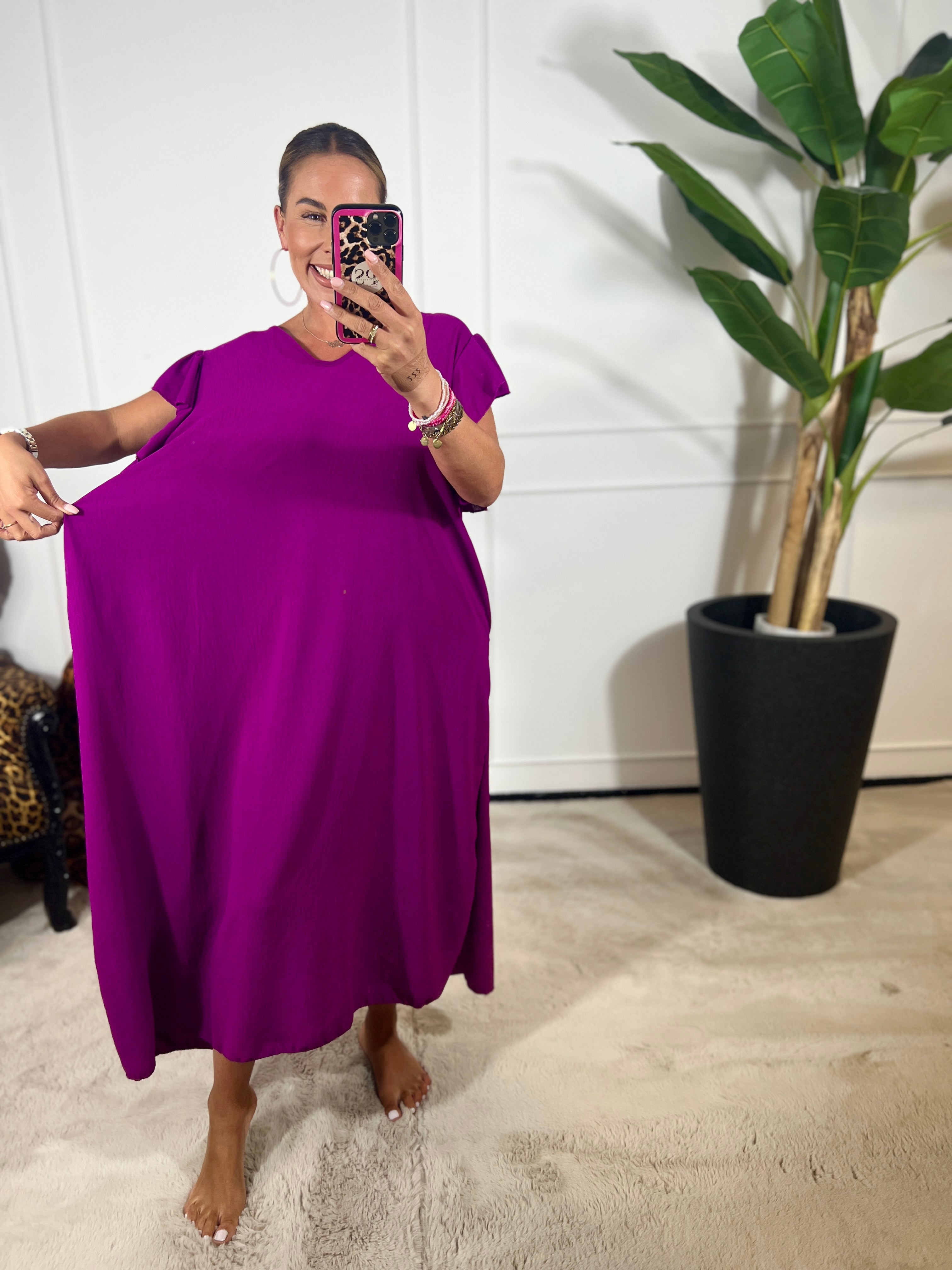 WINNIE RUFFLE MAXI DRESS