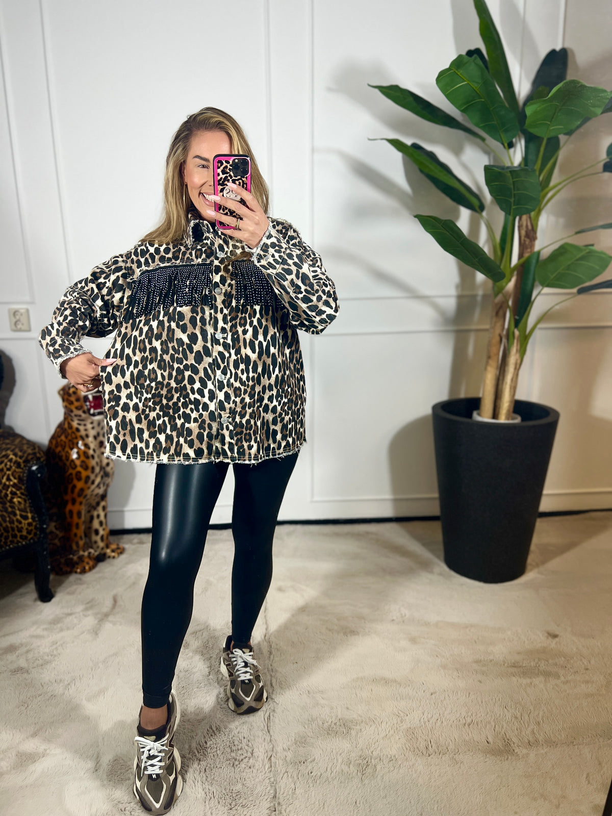 DENIM PANTER JACKET