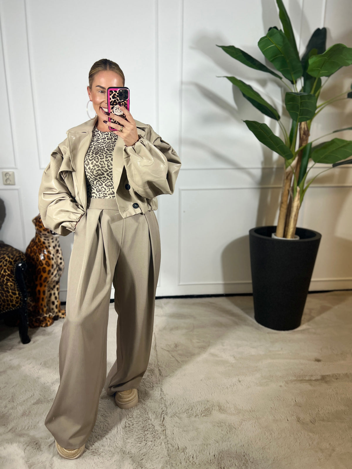 MABEL LEATHERLOOK JACKET