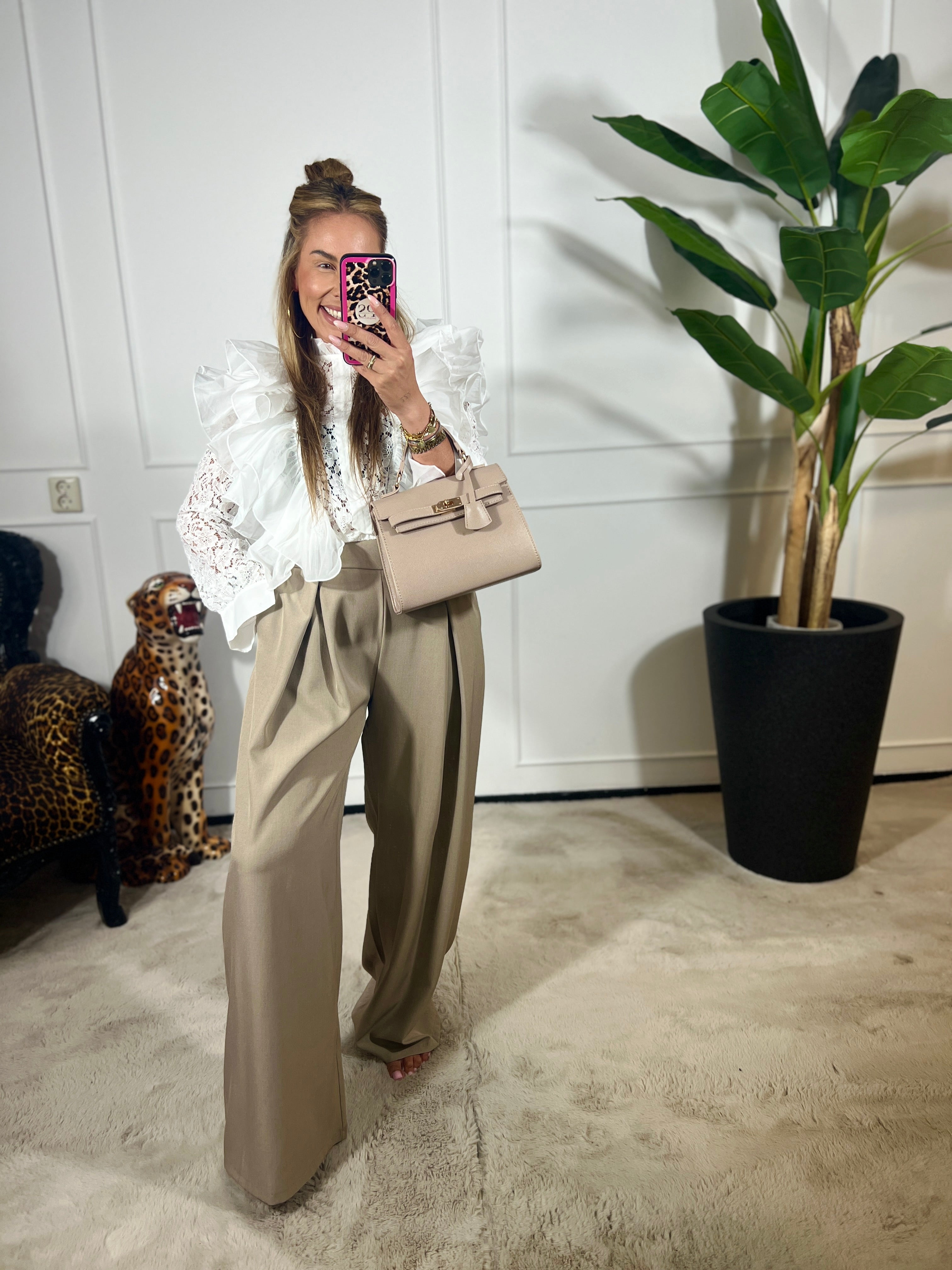 CÉLINE RUFFLE TOP