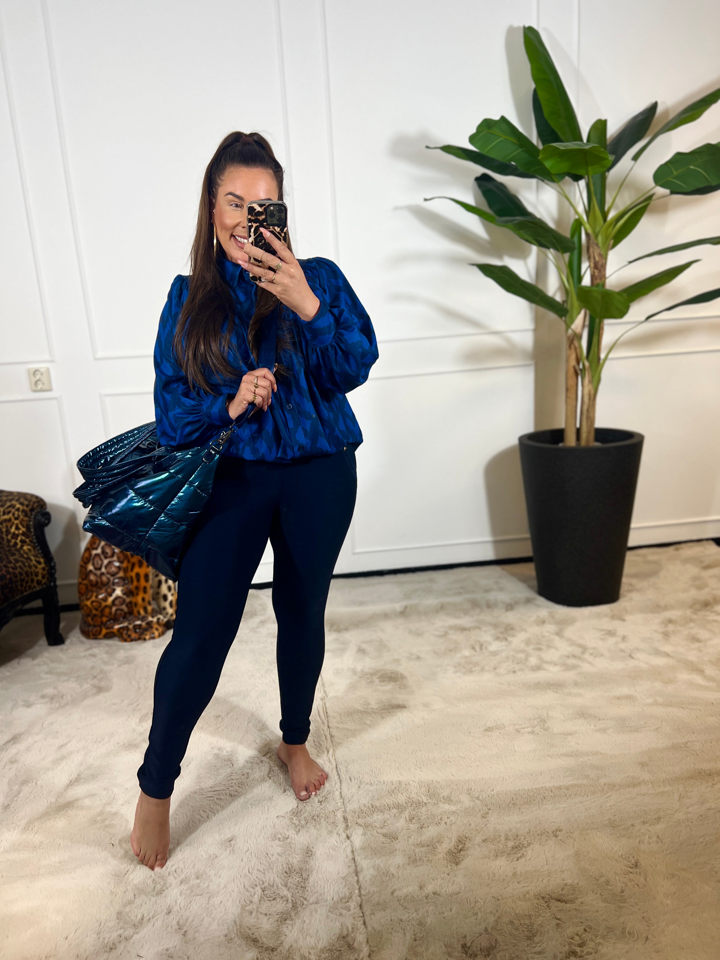 *MARINEBLAUW* SUPER STRETCHED TRAVEL TROUSERS + VIDEO-UITLEG