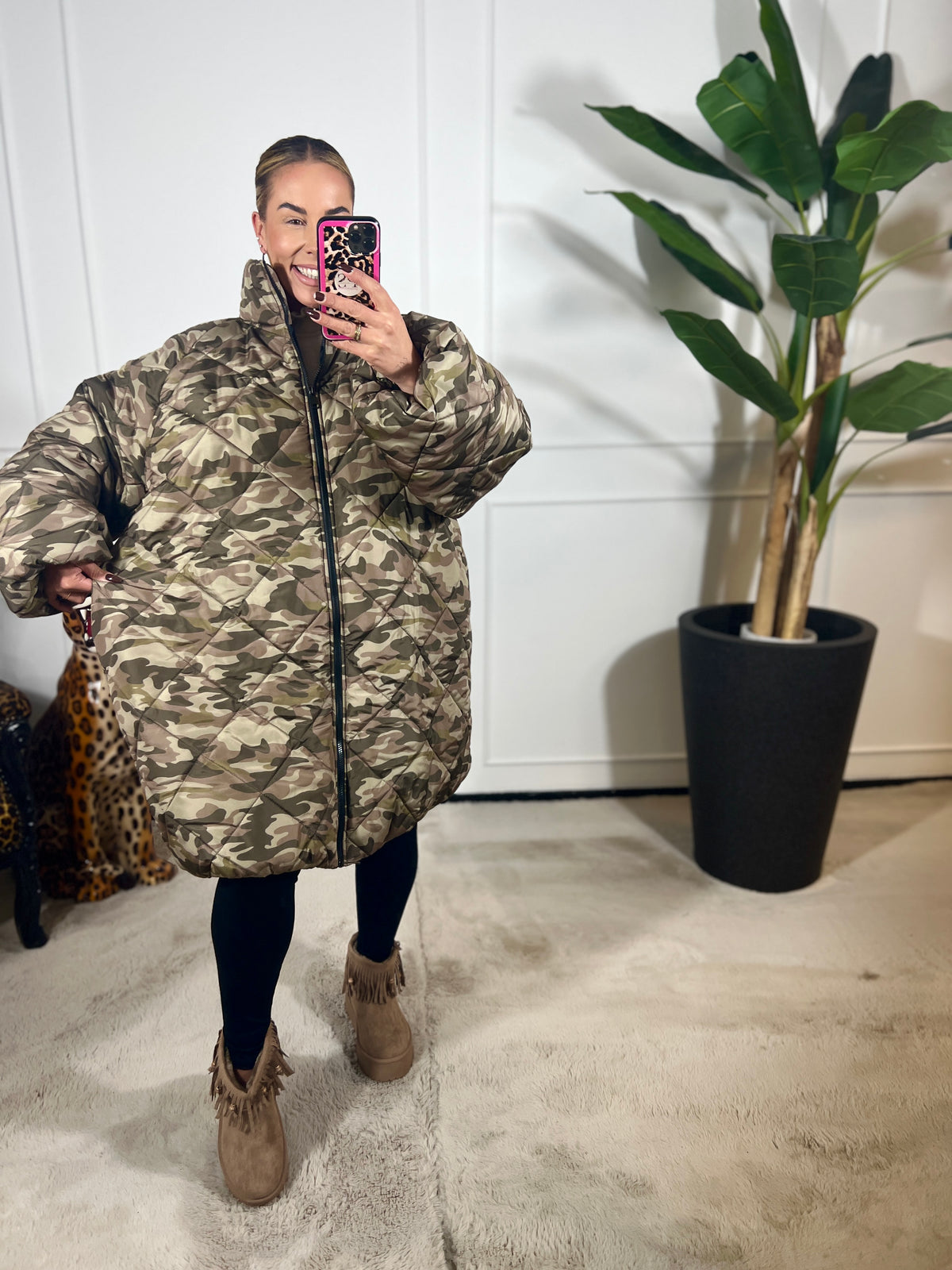 LANGE PUFFER JAS