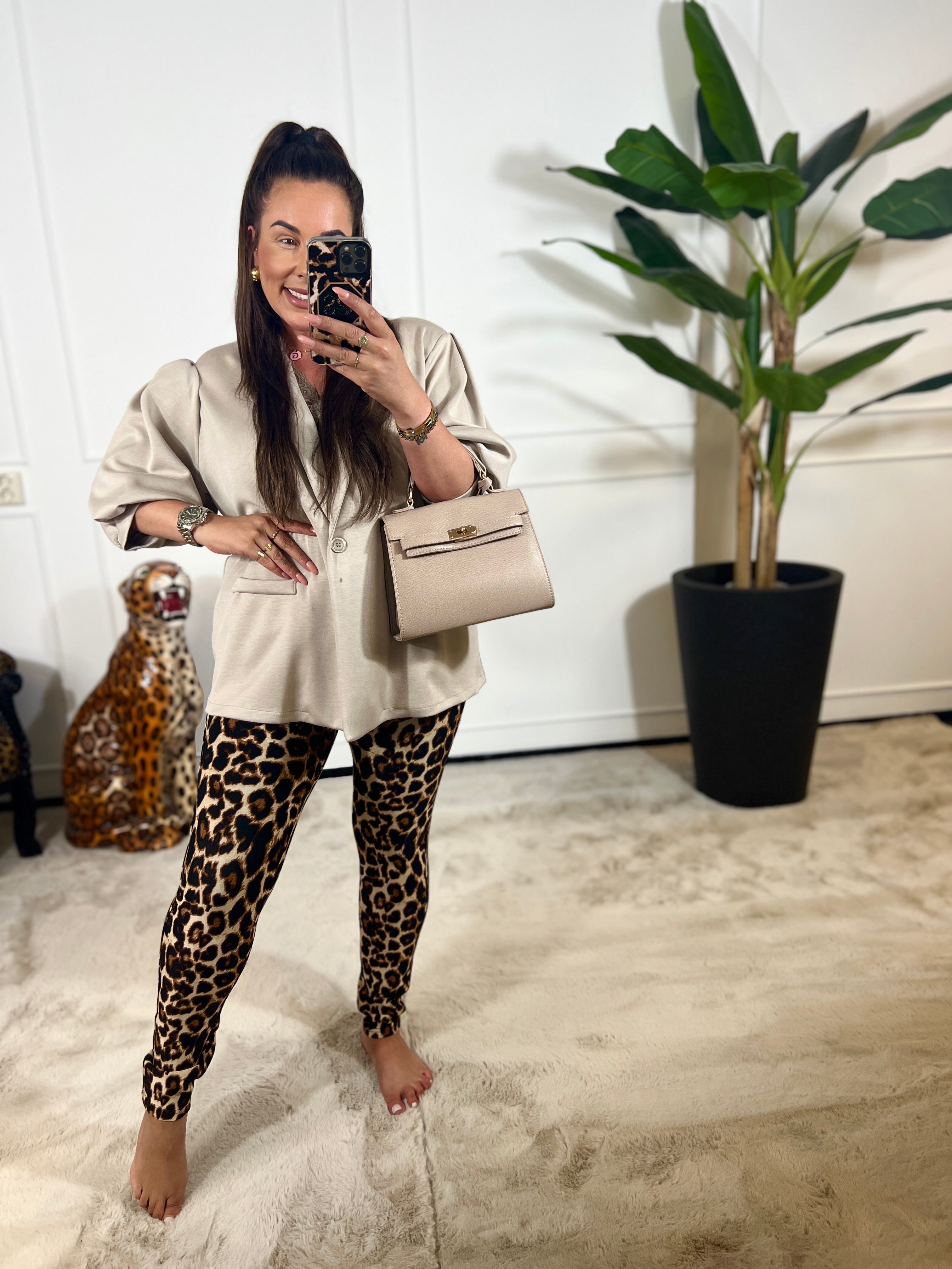 *PANTERPRINT* SUPER STRETCHED TRAVEL TROUSERS + VIDEO-UITLEG