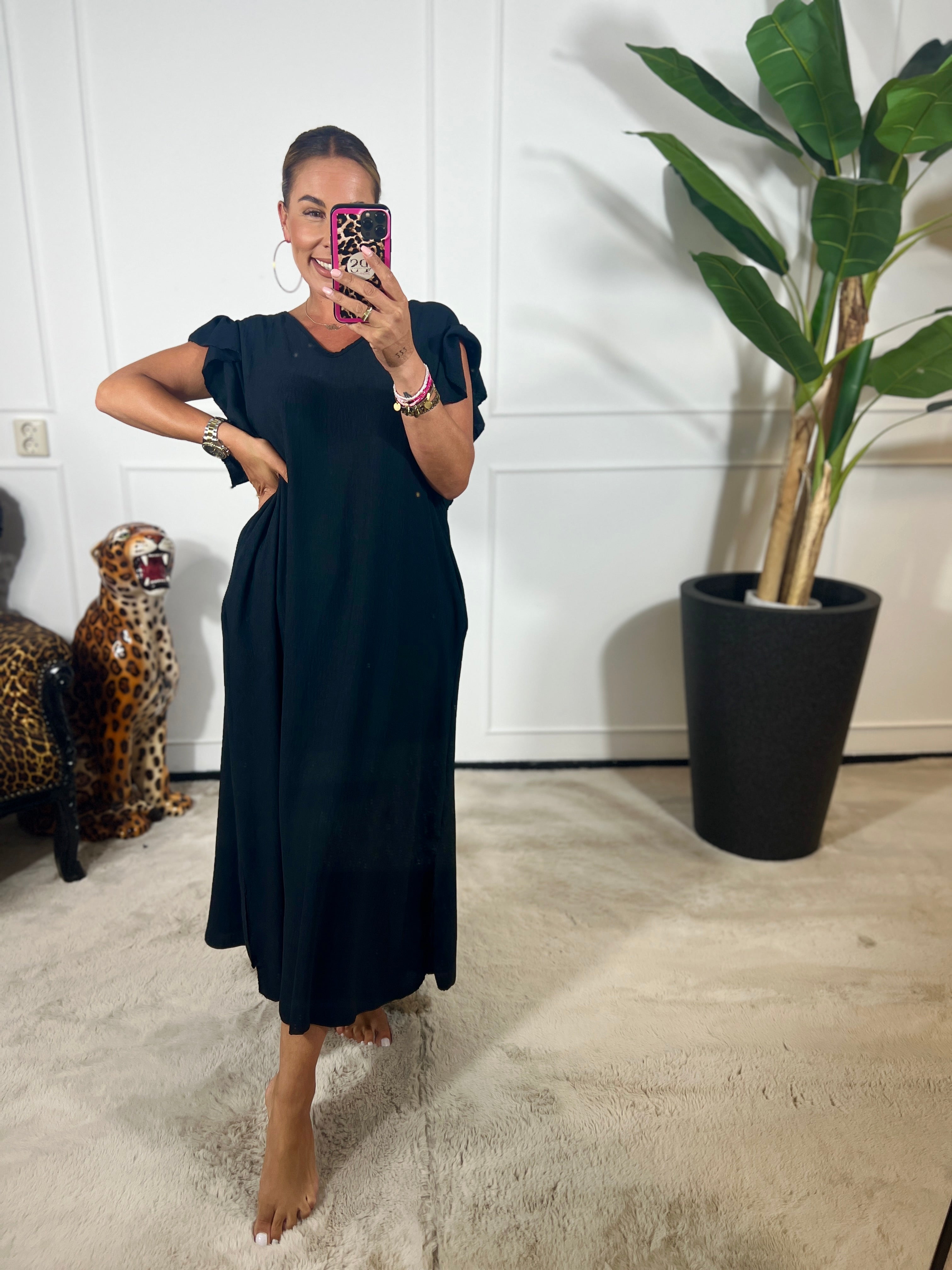 WINNIE RUFFLE MAXI DRESS