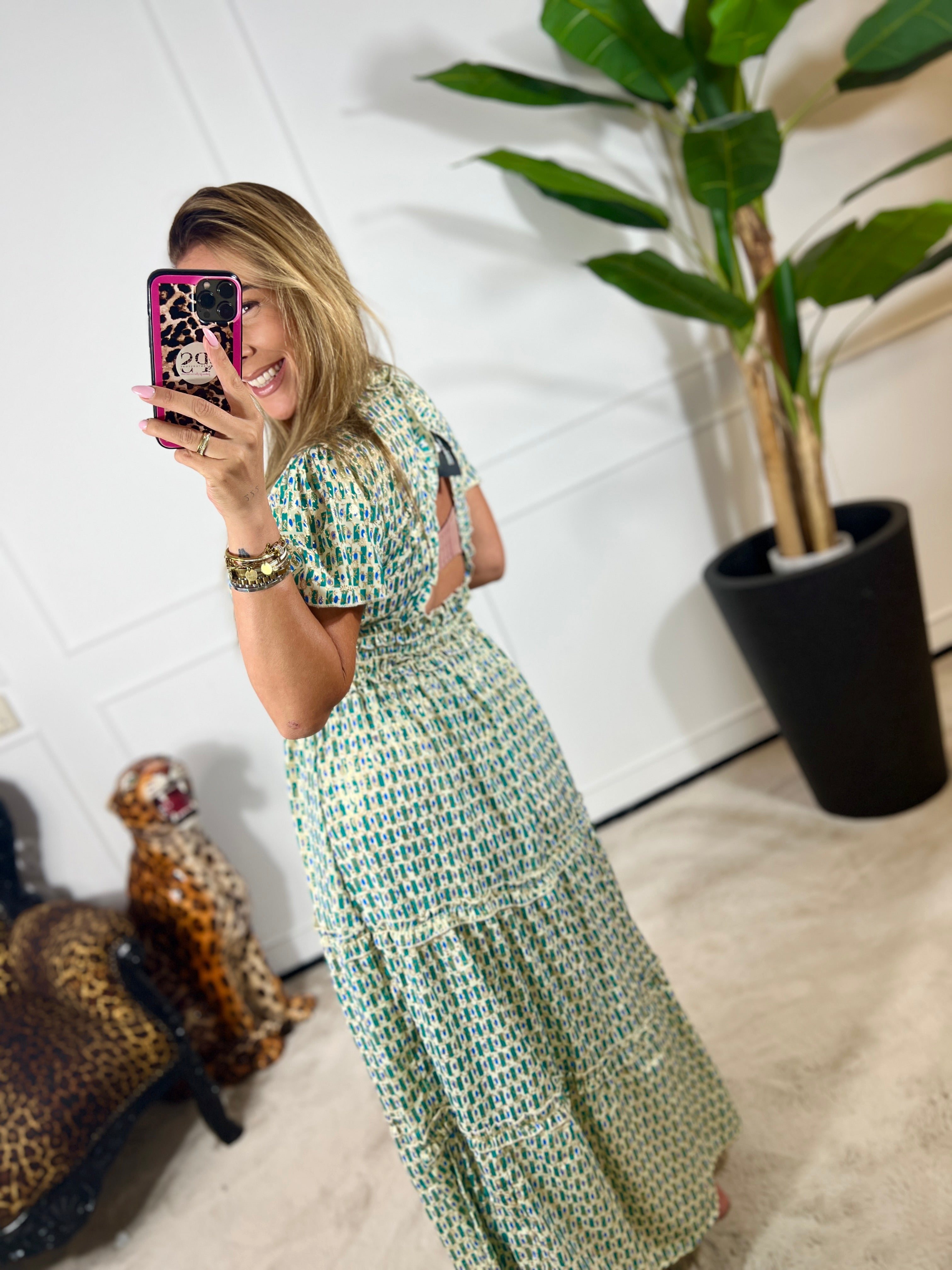 LOLA HANDGEMAAKTE IBIZA JURK