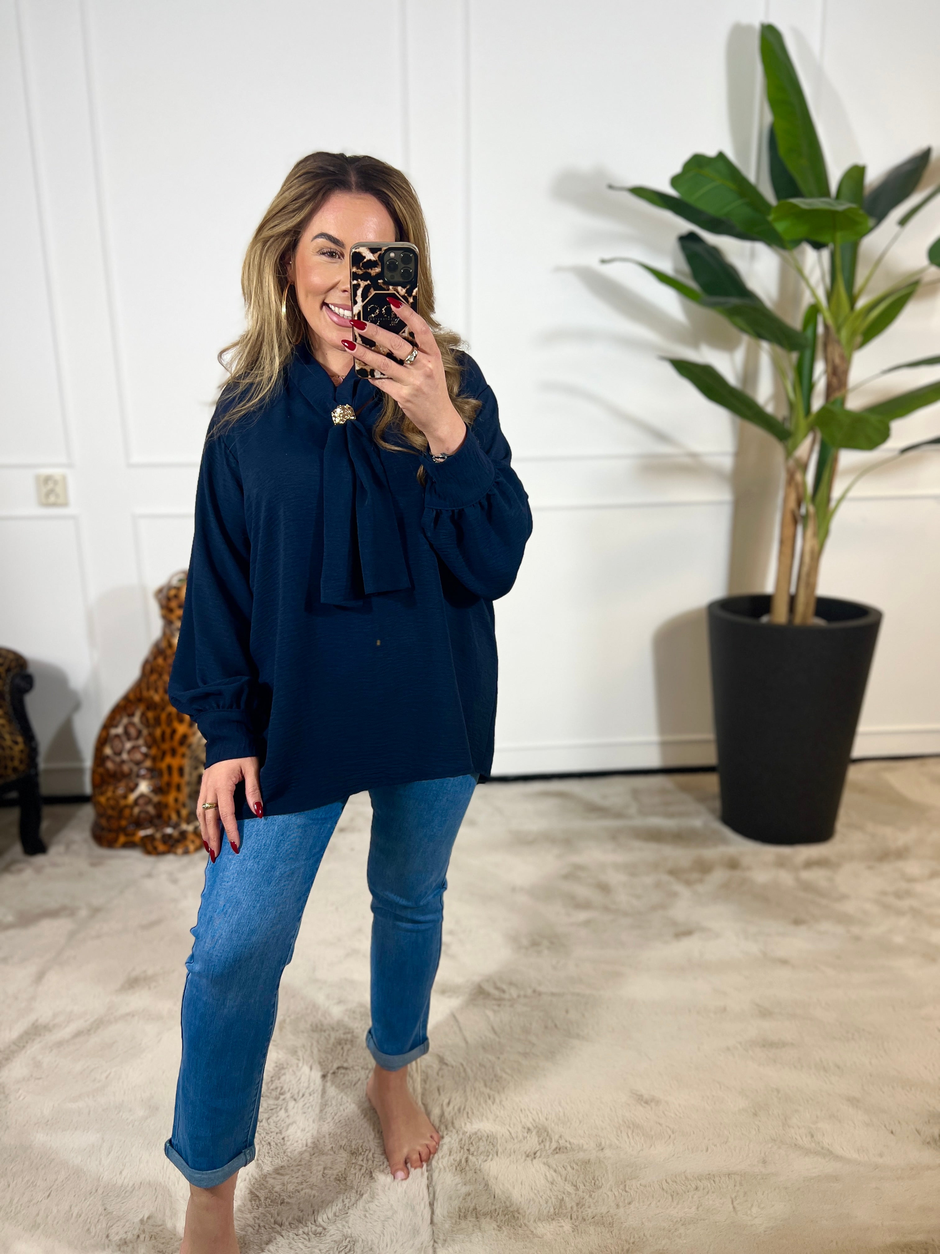 JEANS MET TOUWSLUITING (IN MATEN) 467