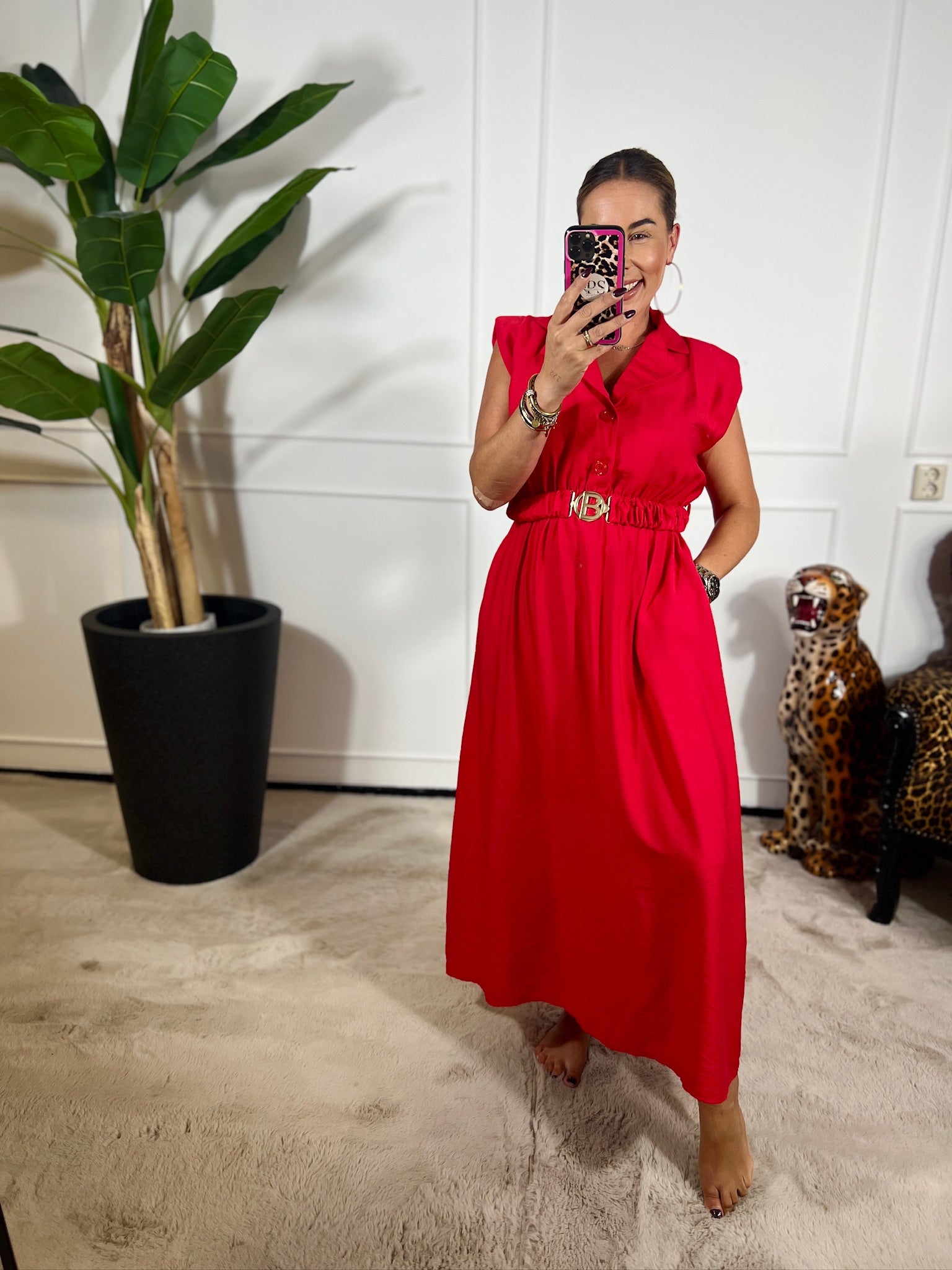 BENICE BELT DRESS