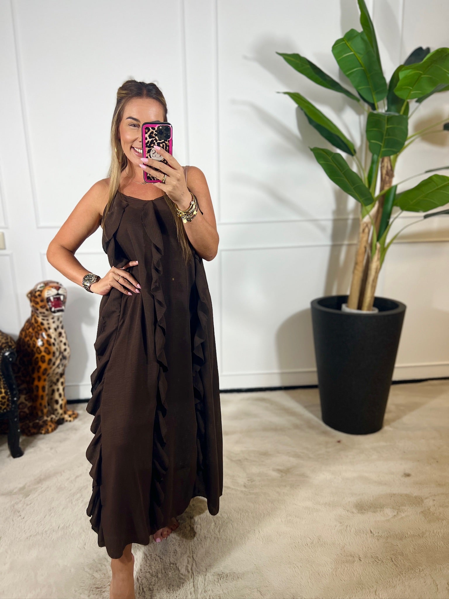 ROMY RUFFLE DRESS