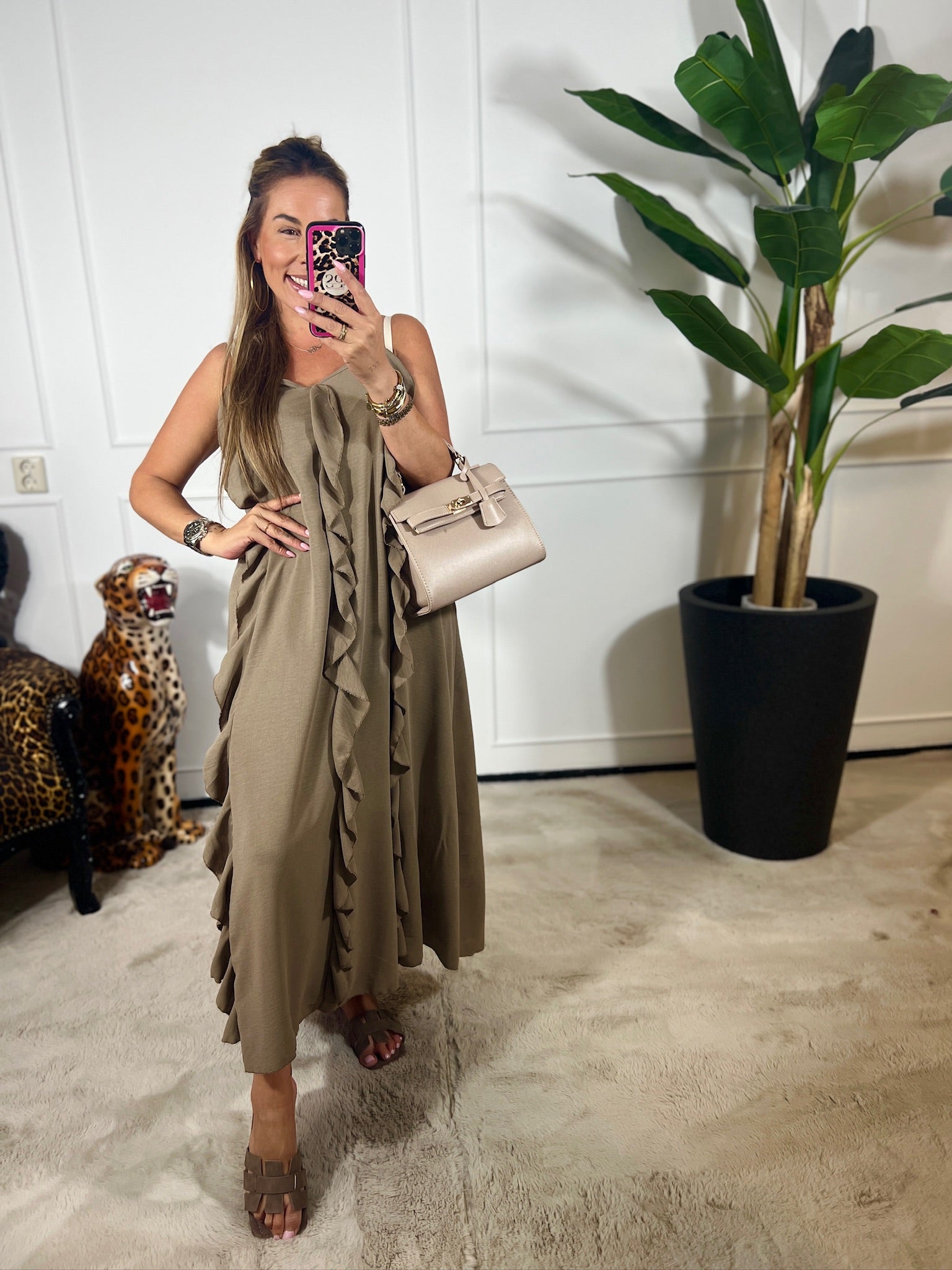ROMY RUFFLE DRESS