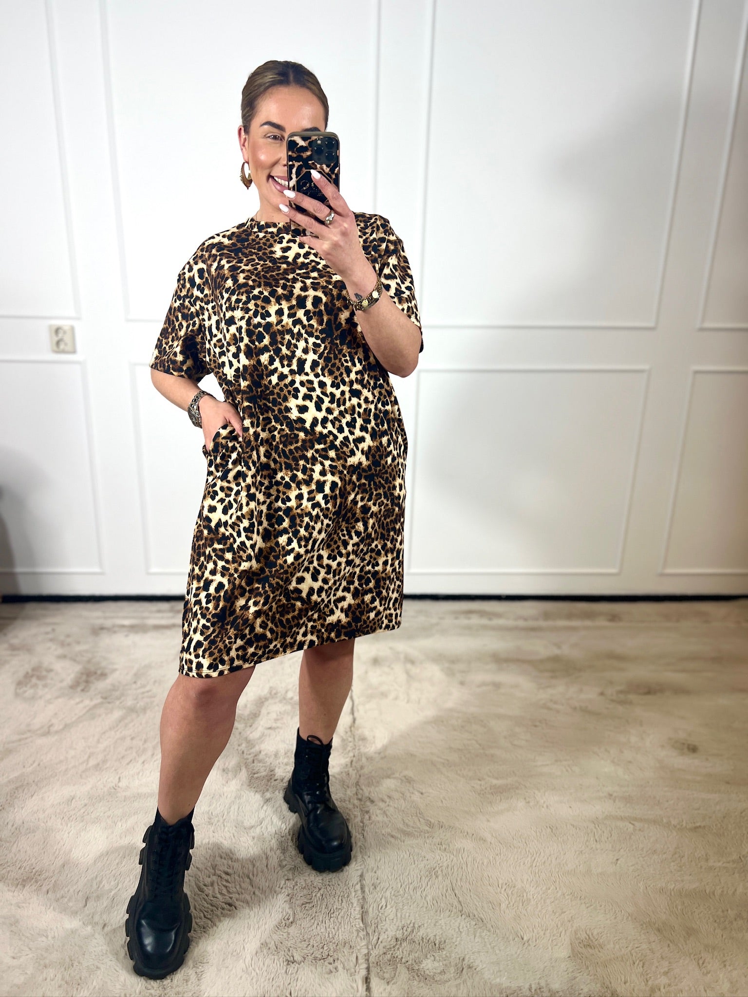 NOËLLE ANIMAL DRESS (T/M 46+)