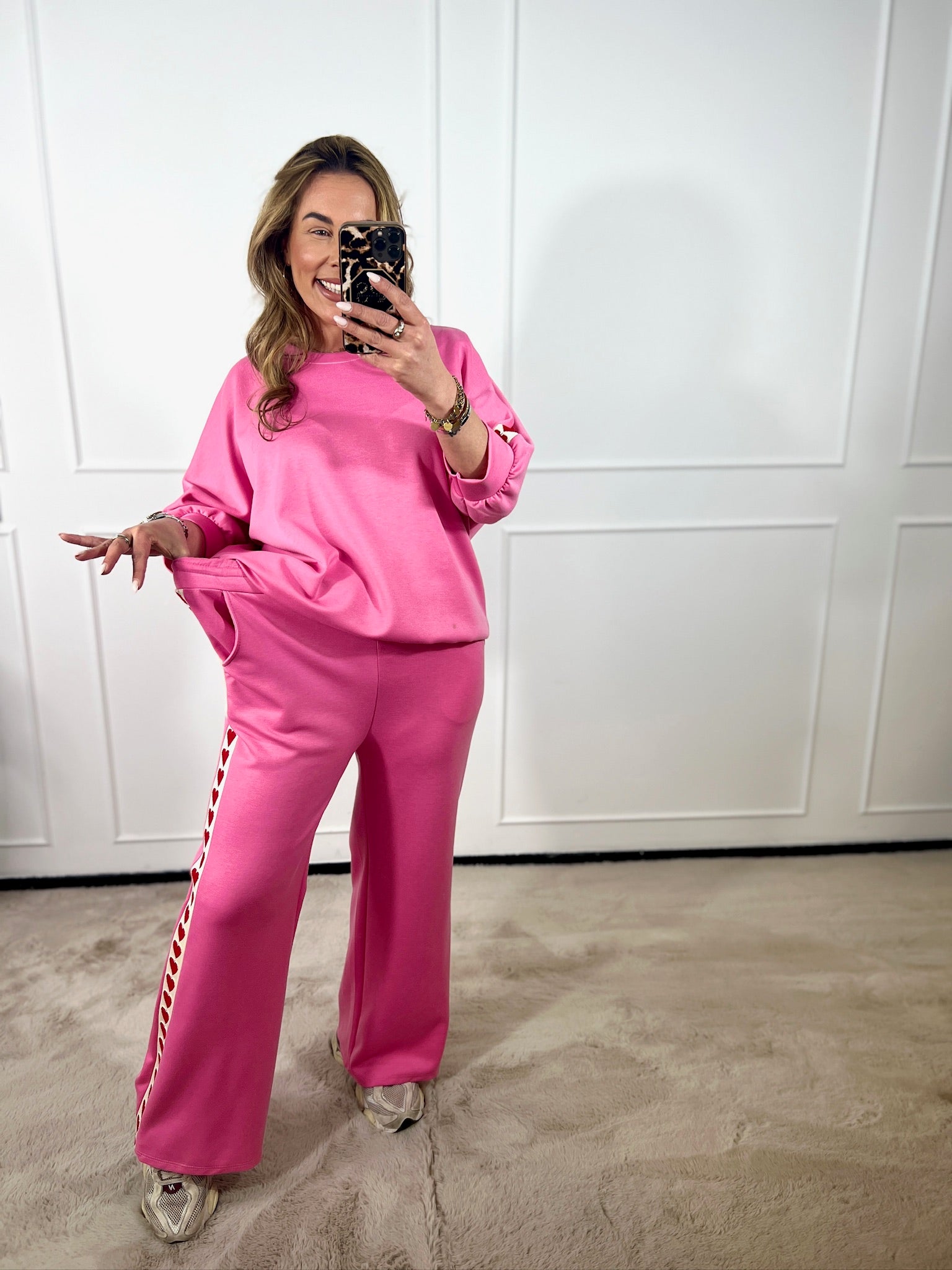 VALENTINA STRIPE COMFY SET (T/M 46)