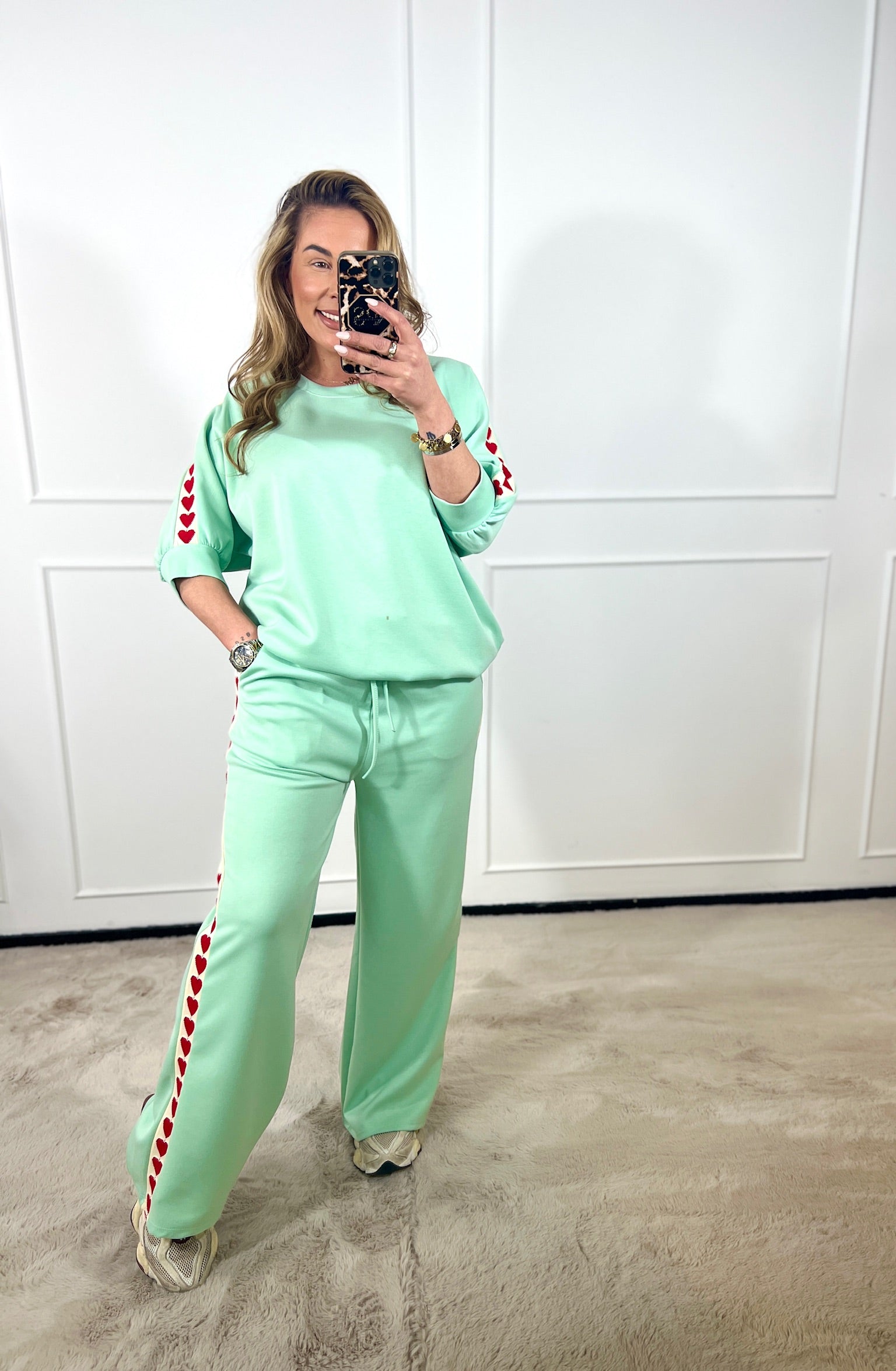 VALENTINA STRIPE COMFY SET (T/M 46)