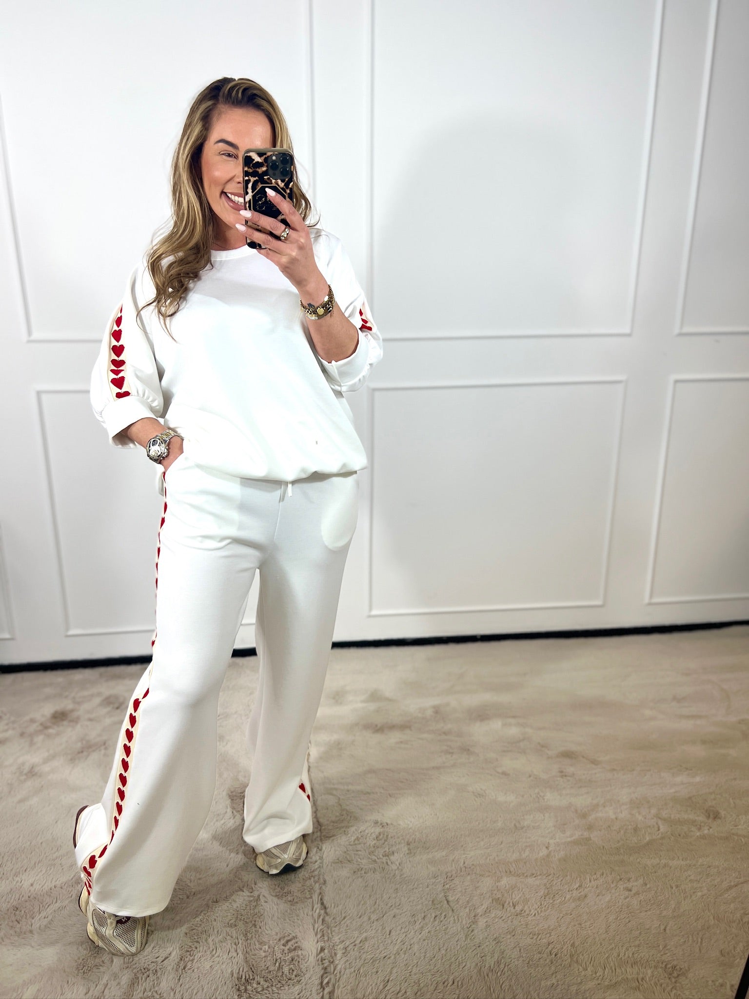 VALENTINA STRIPE COMFY SET (T/M 46)