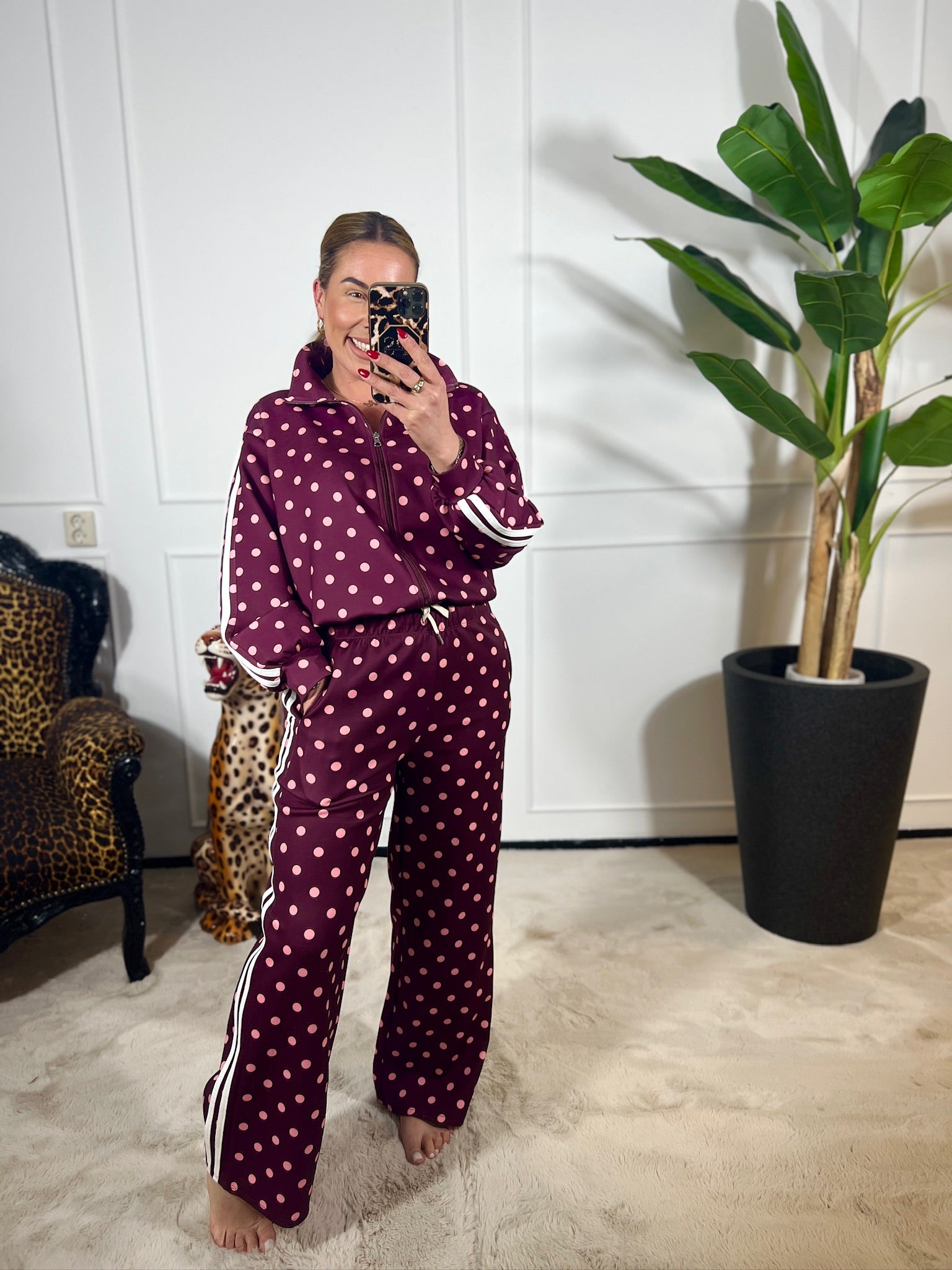 SPORTY DOTS COMFY SET