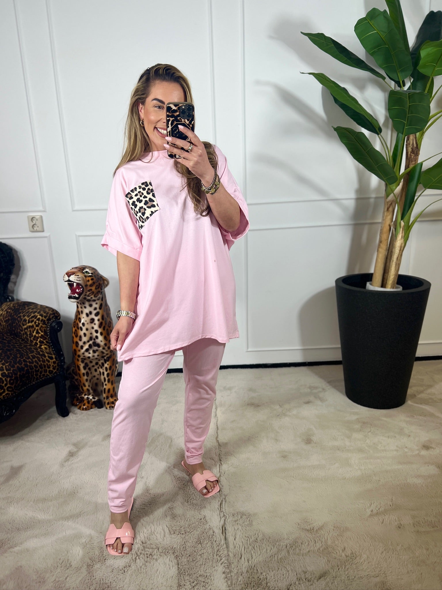 EMMA COMFY LEOPARD SET