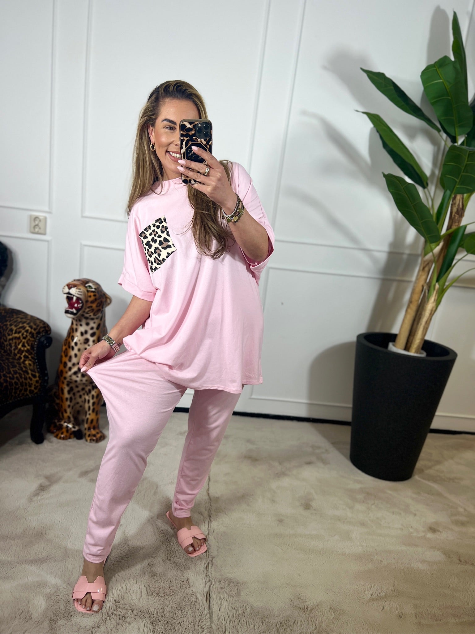 EMMA COMFY LEOPARD SET