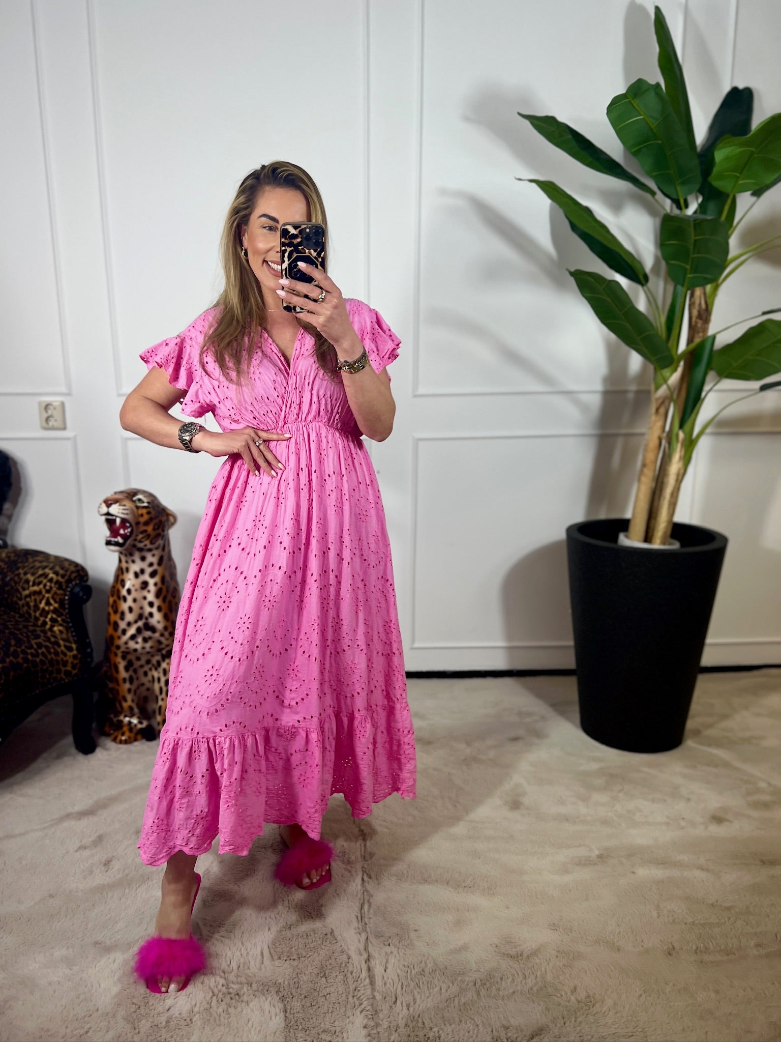 EVA BRODERIE MAXI DRESS