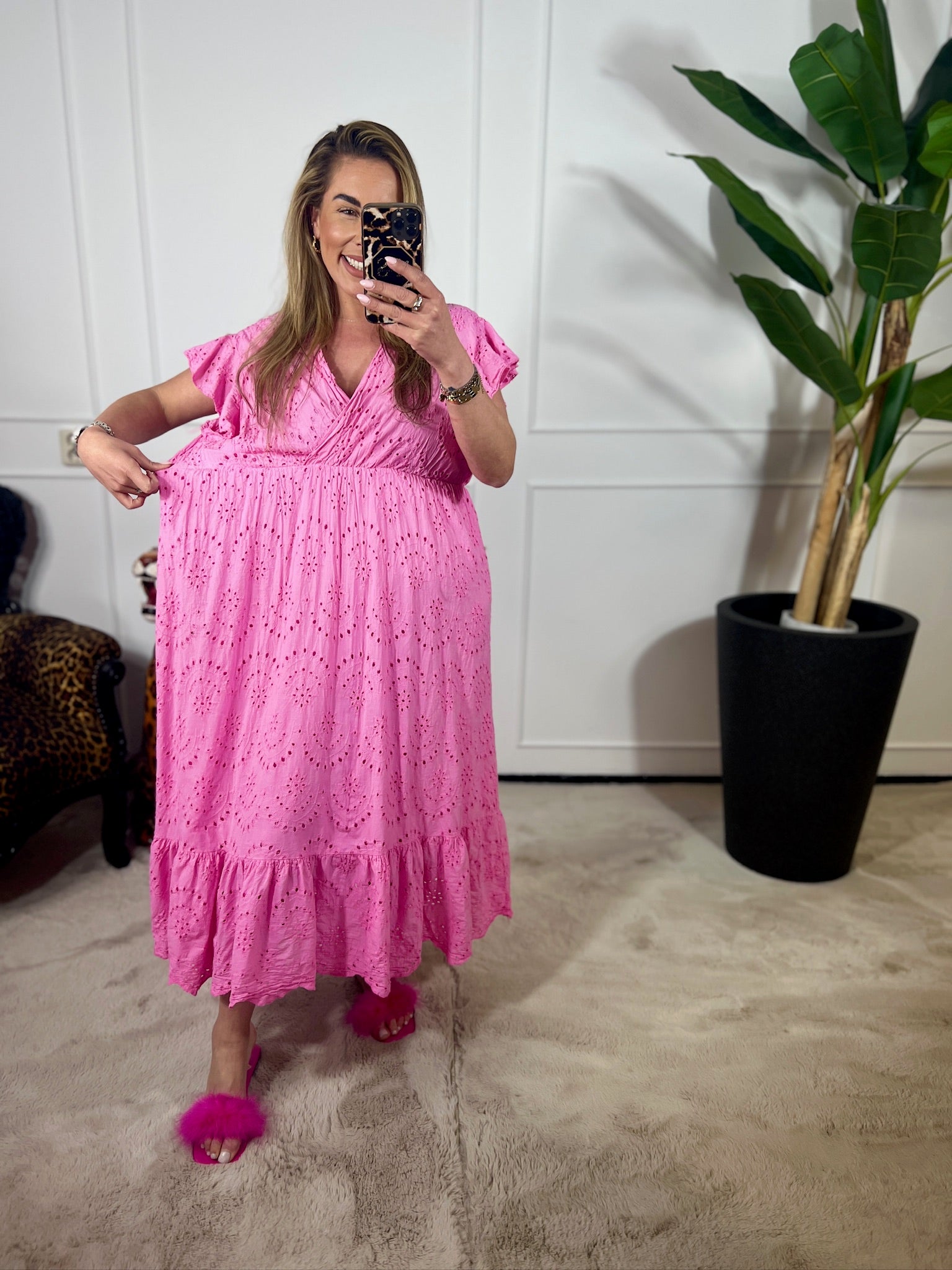 EVA BRODERIE MAXI DRESS