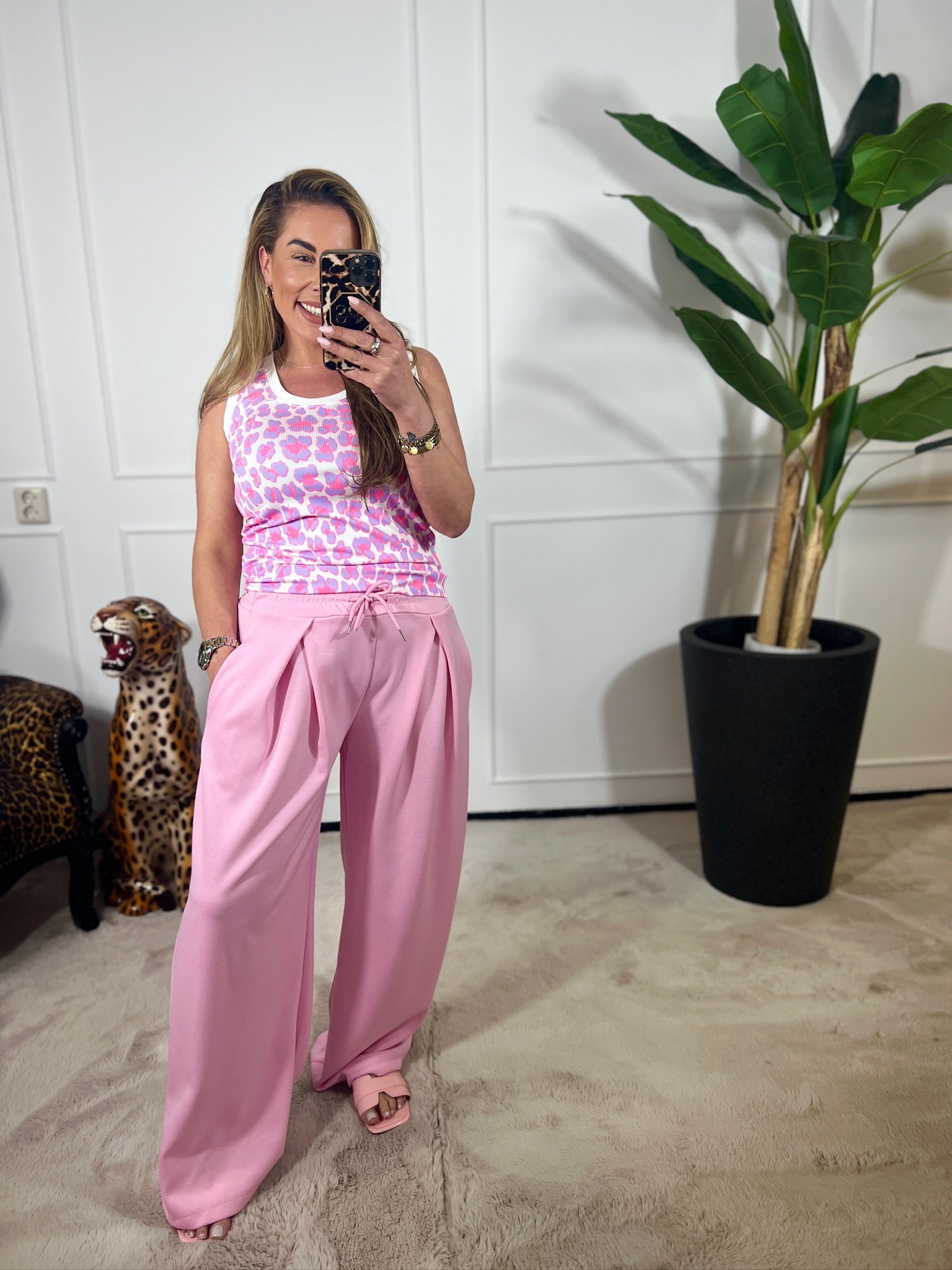 TESSA RIB PANTER TOP