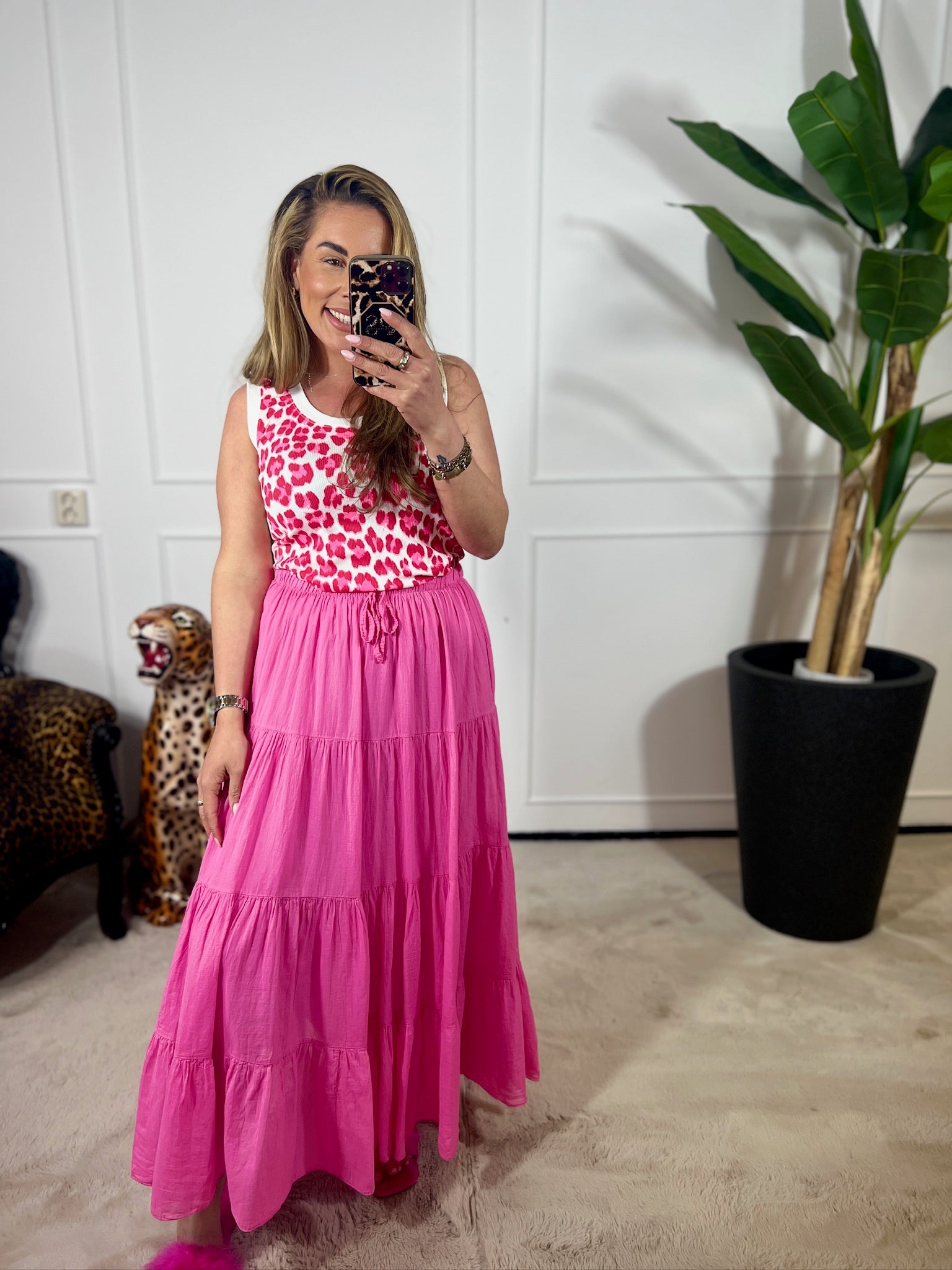 TESSA RIB PANTER TOP